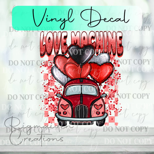 Love Machine Buggy Vinyl Decal