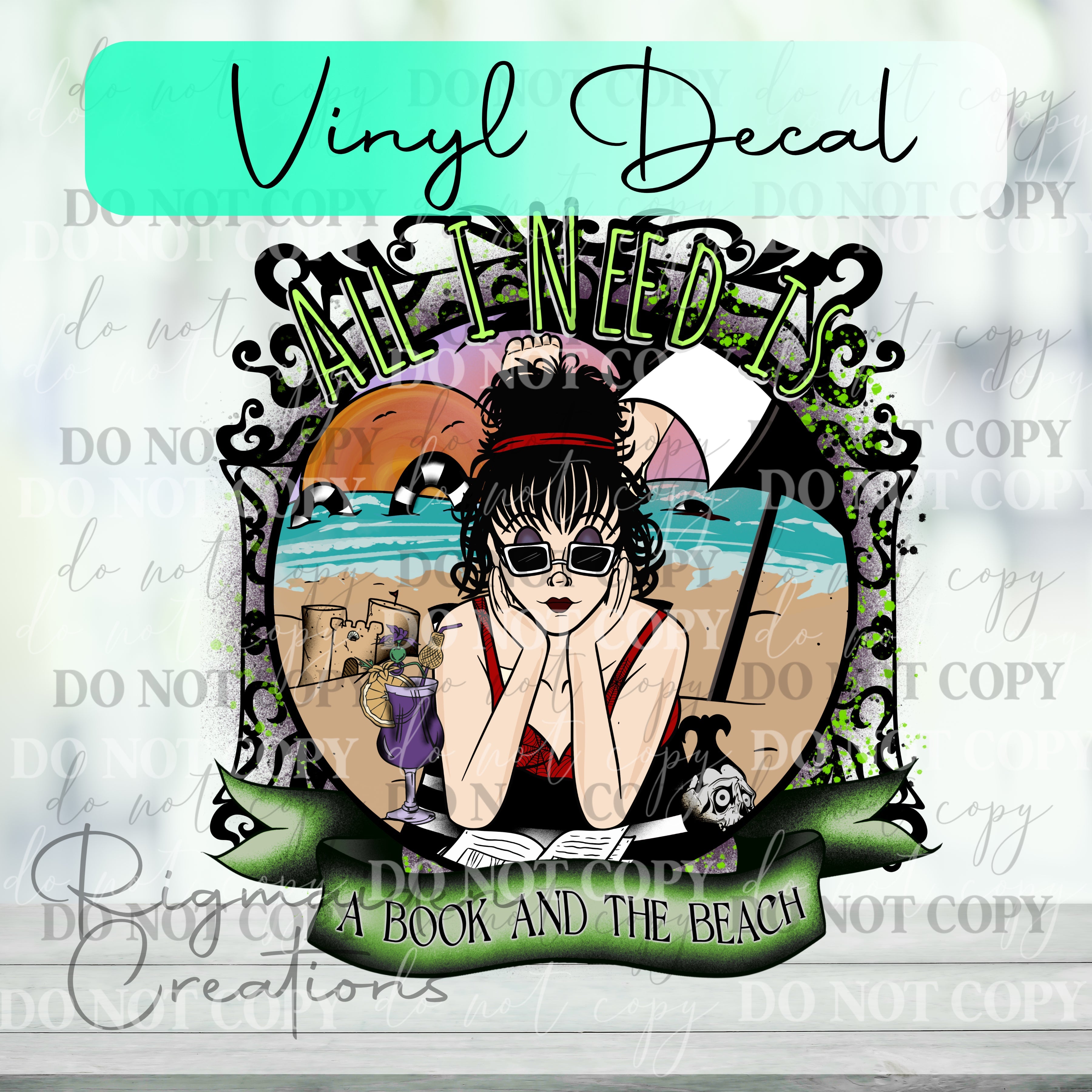 Spooky Girls of Summer Vinyl Decal {MULTIPLE}