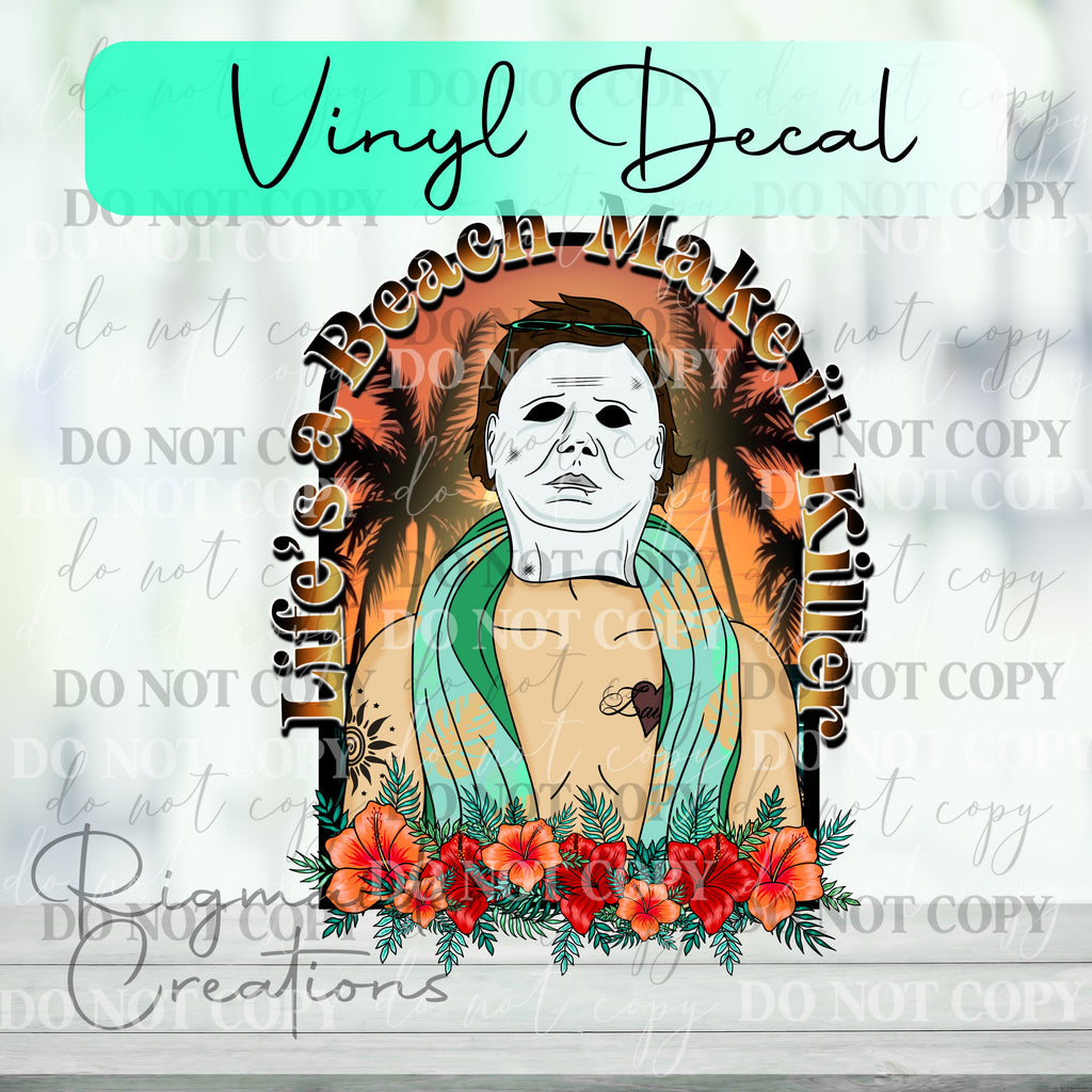 Spooky Boys of Summer Vinyl Decal {MULTIPLE}