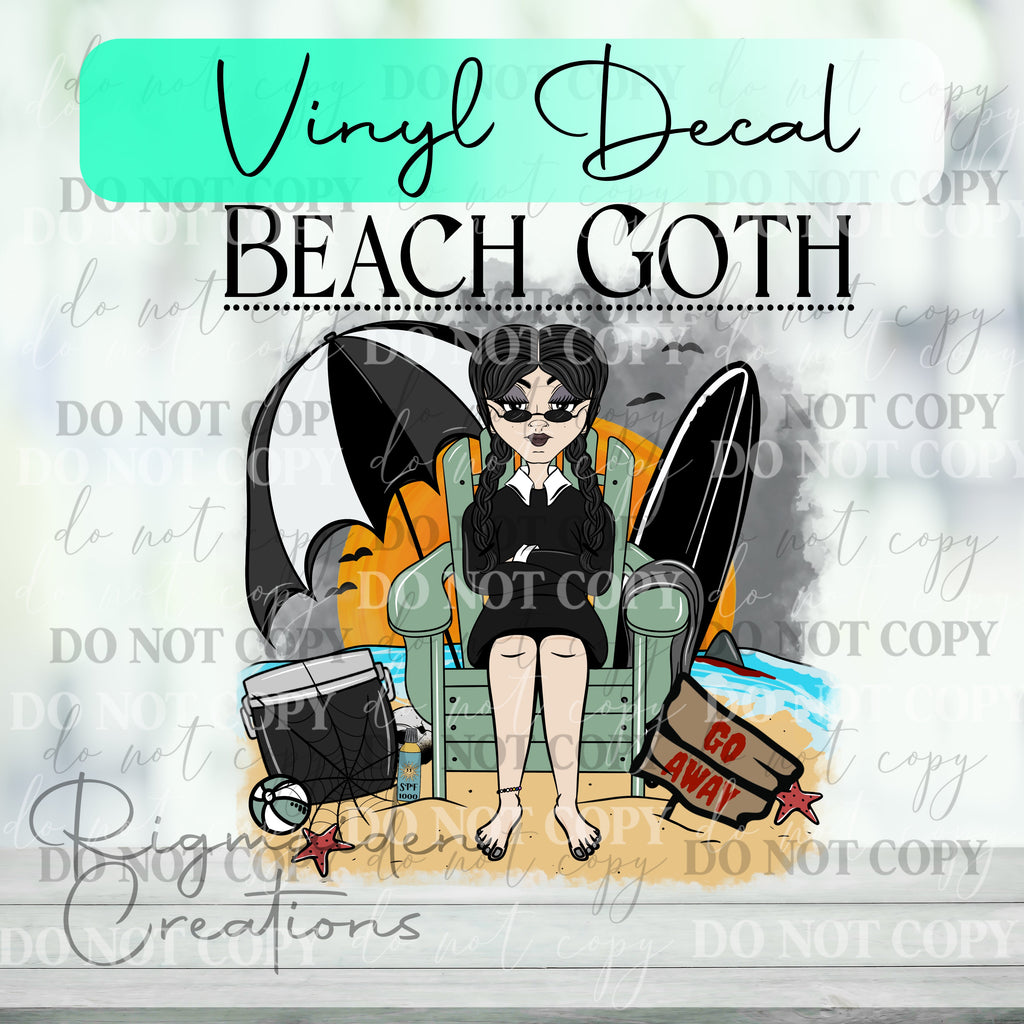 Spooky Girls of Summer Vinyl Decal {MULTIPLE}