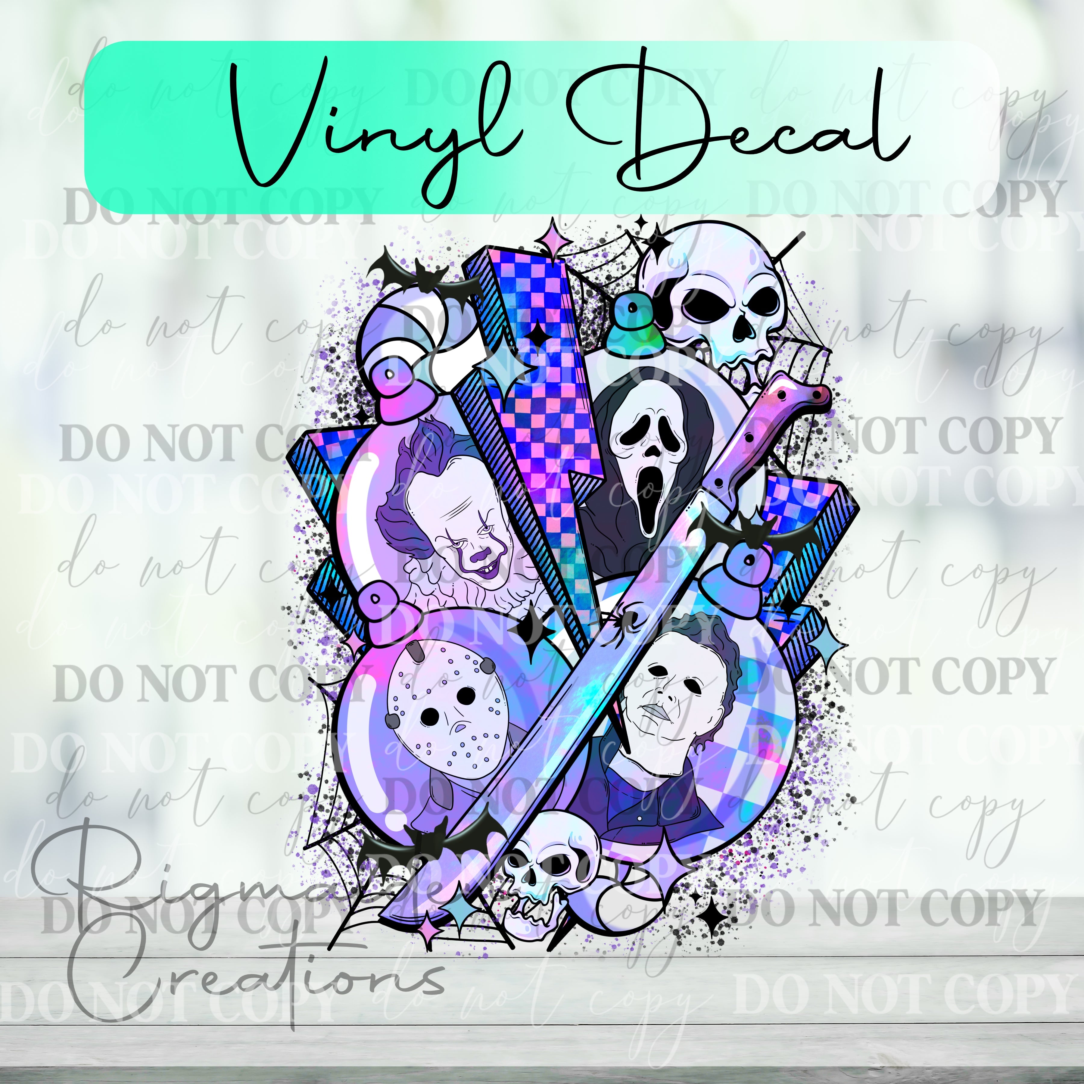 Christmas ball Killers Vinyl Decal