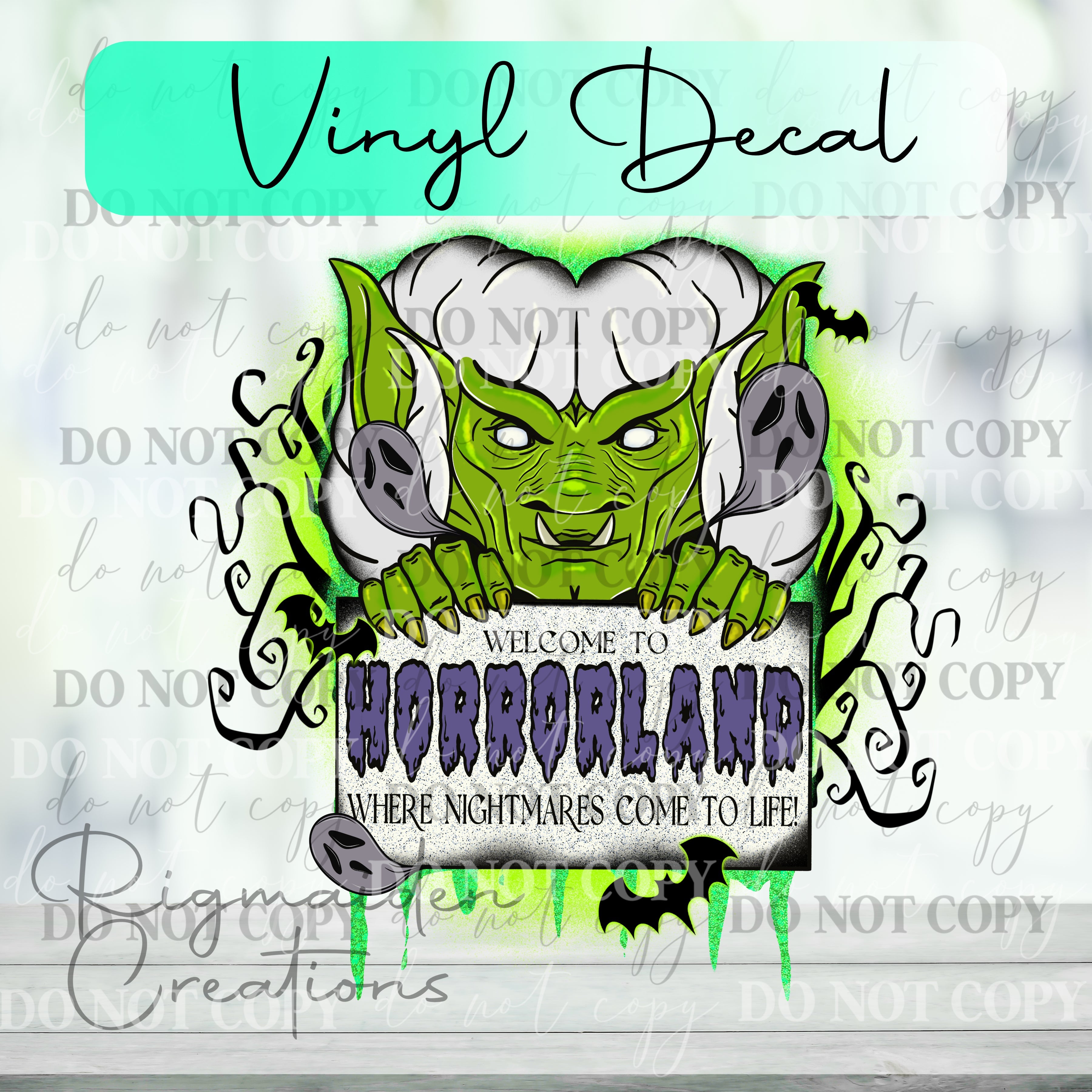 Kids Horror Books Vinyl Decal {MULTIPLE}