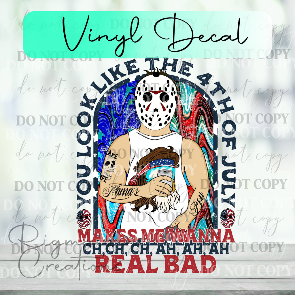 Horror Boys 4th of July Vinyl Decal {MULTIPLE}
