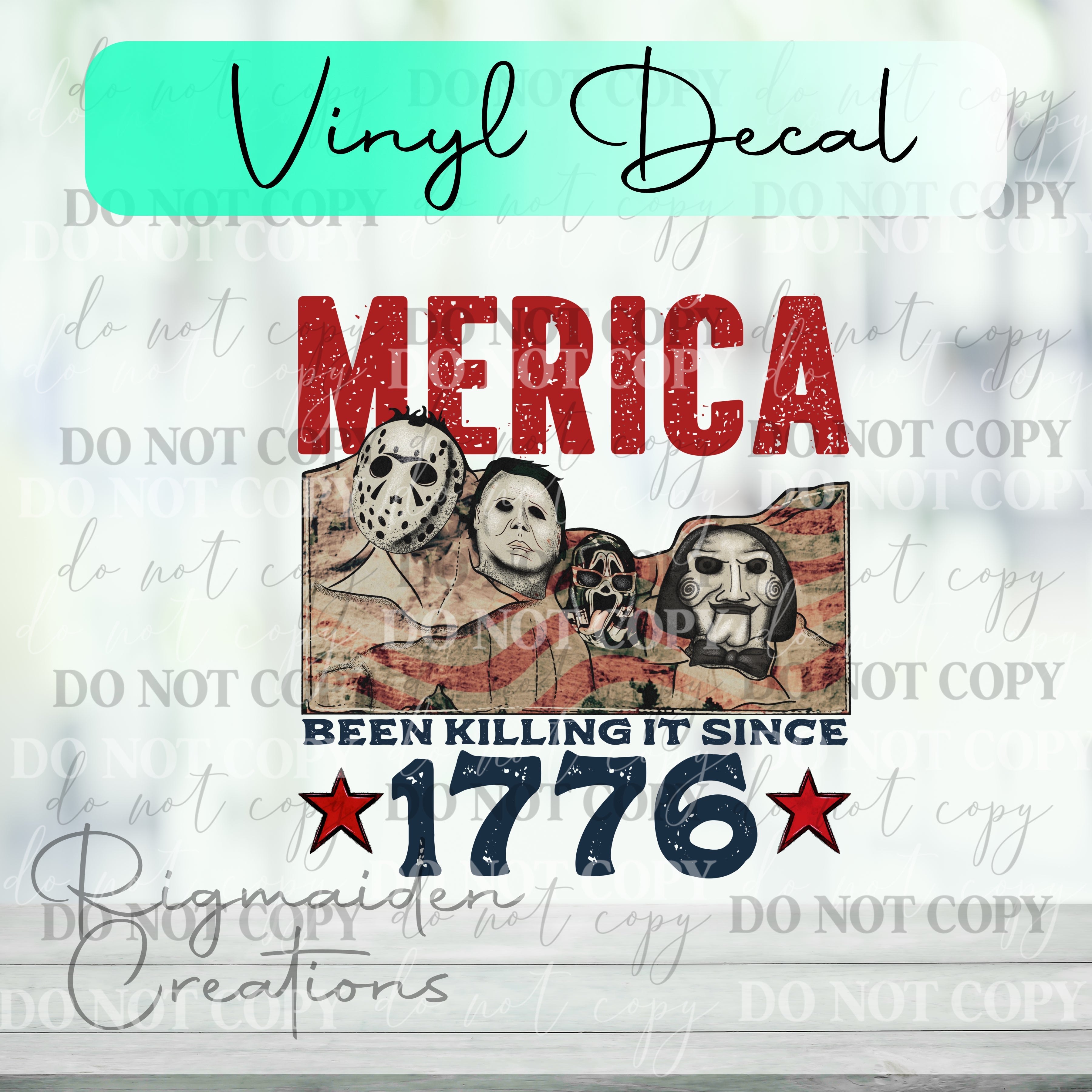 'Merica 1776 Vinyl Decal