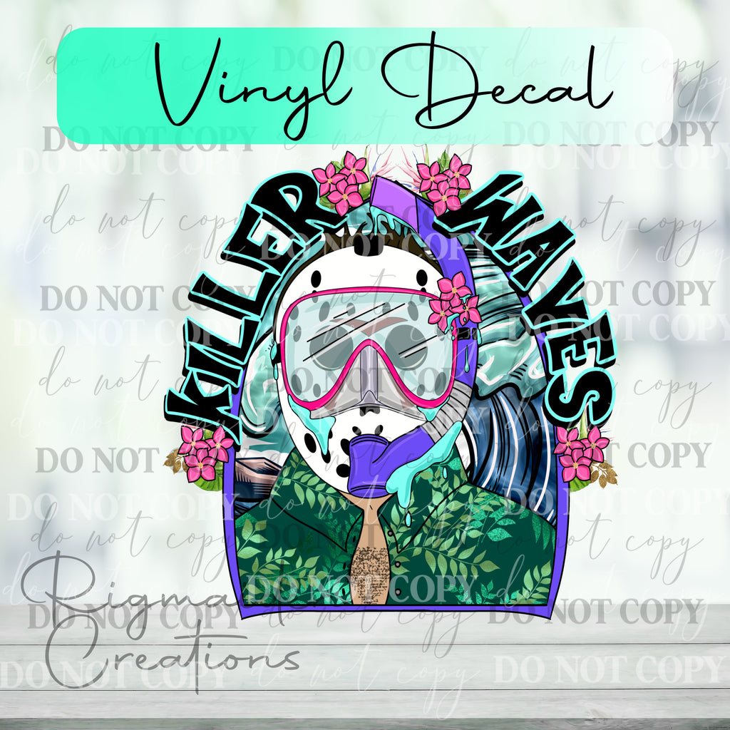 Spooky Boys of Summer Vinyl Decal {MULTIPLE}