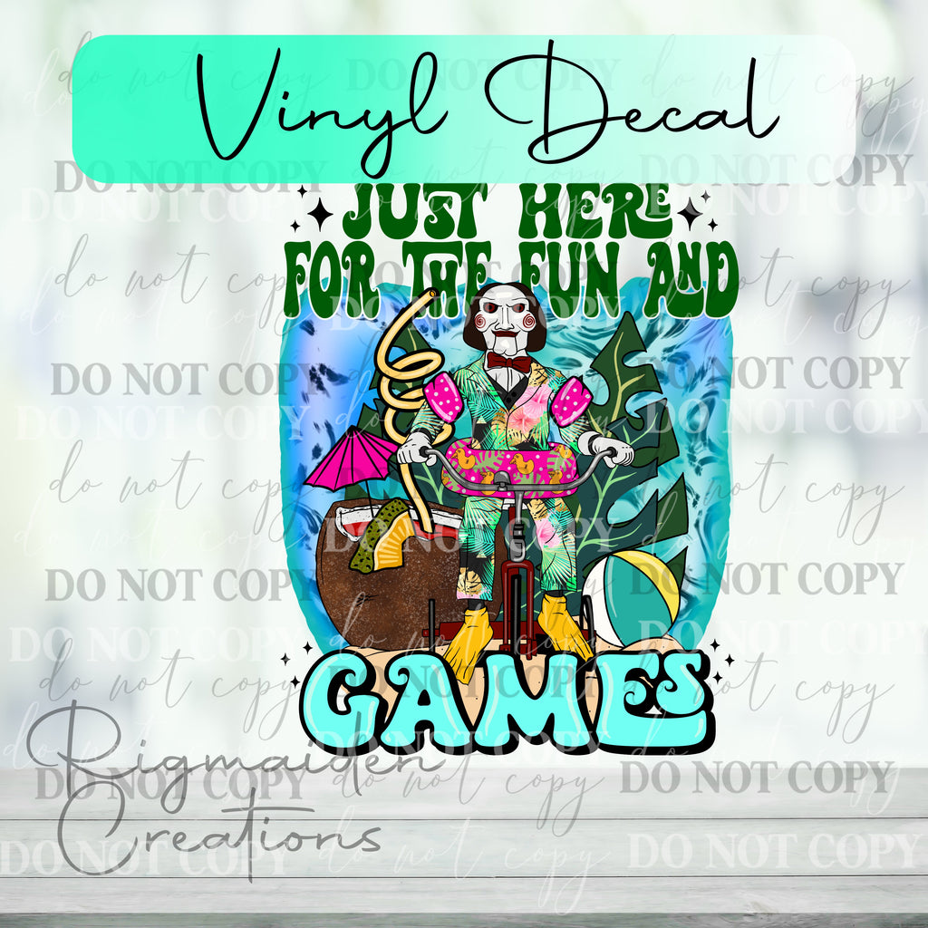 Spooky Boys of Summer Vinyl Decal {MULTIPLE}