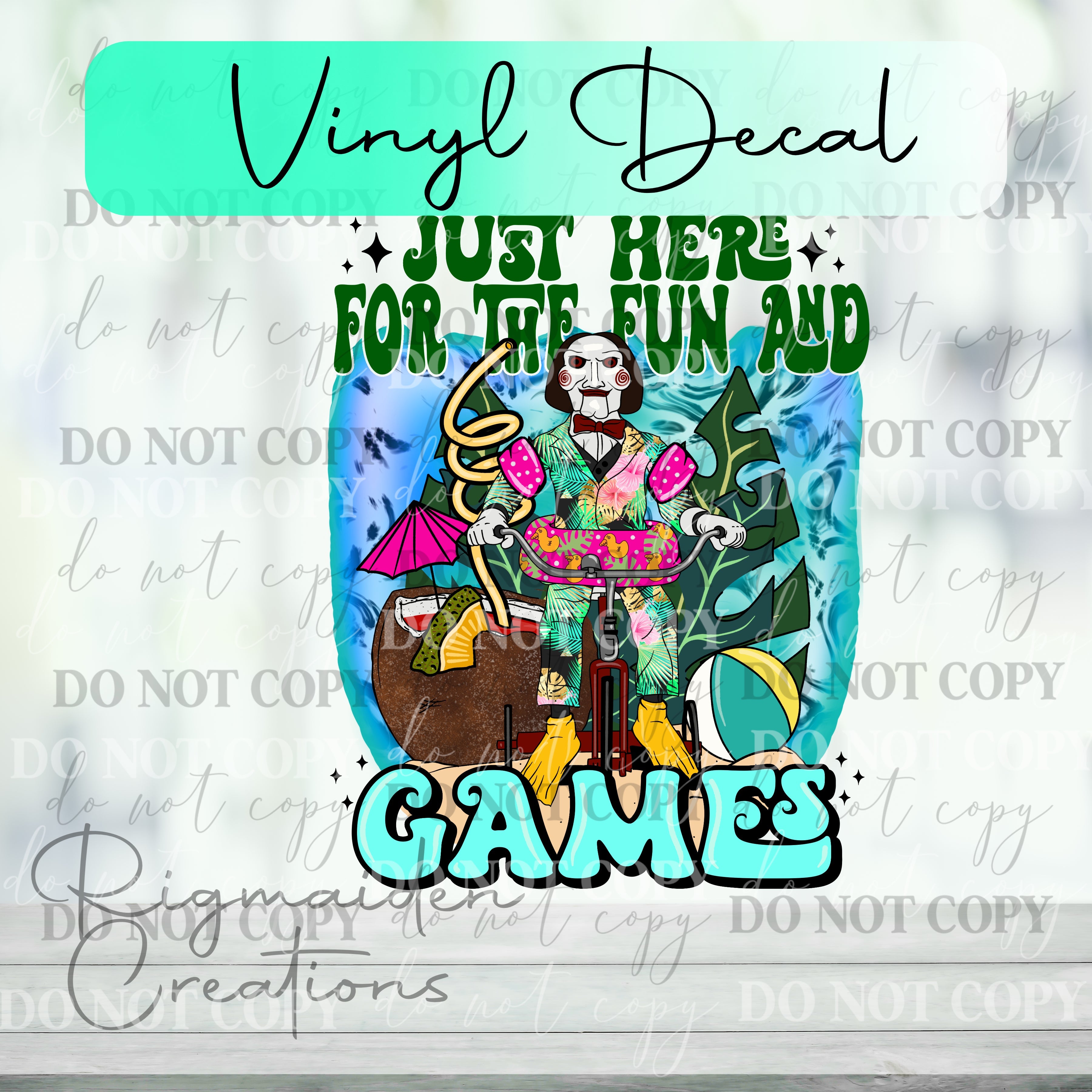 Spooky Boys of Summer Vinyl Decal {MULTIPLE}