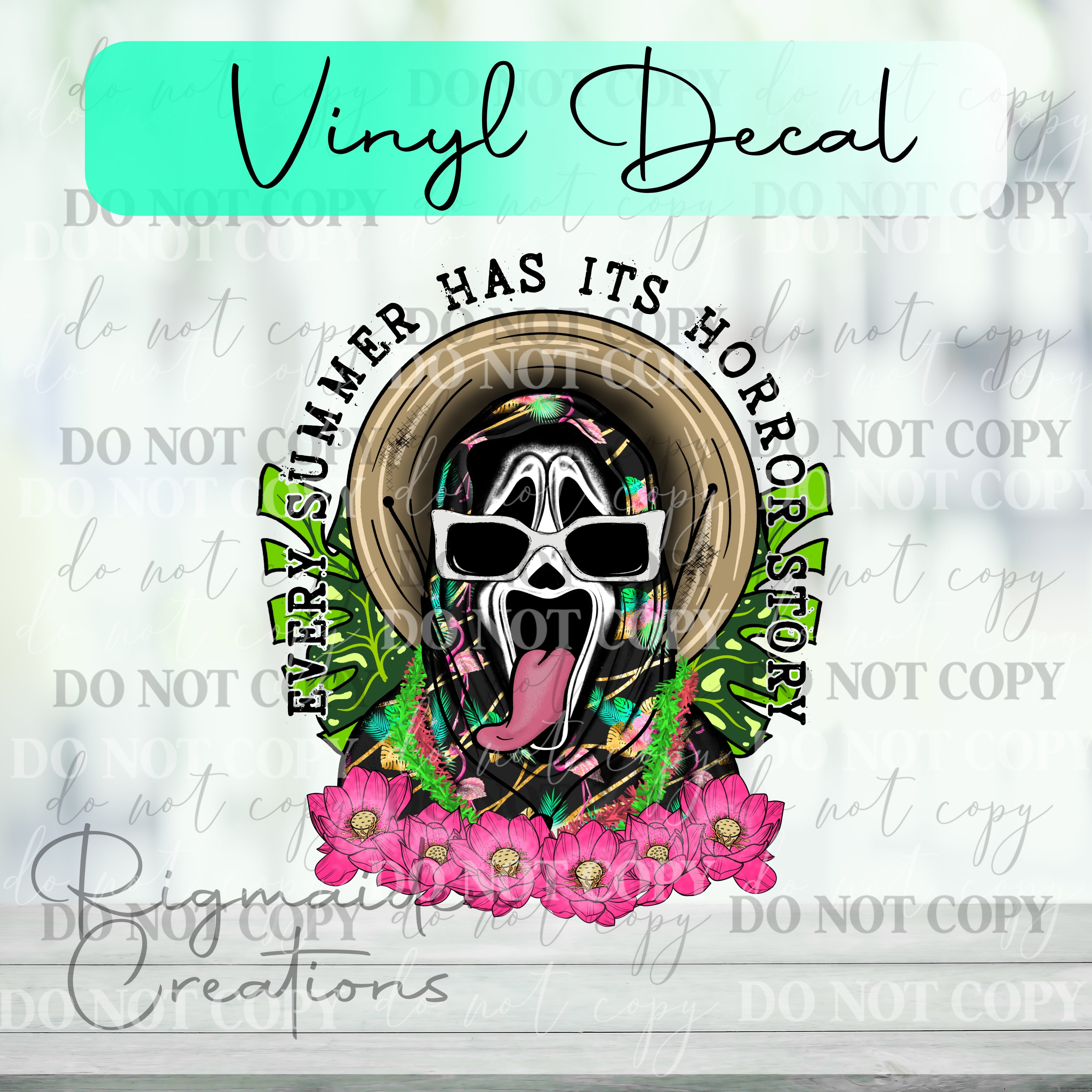 Spooky Boys of Summer Vinyl Decal {MULTIPLE}