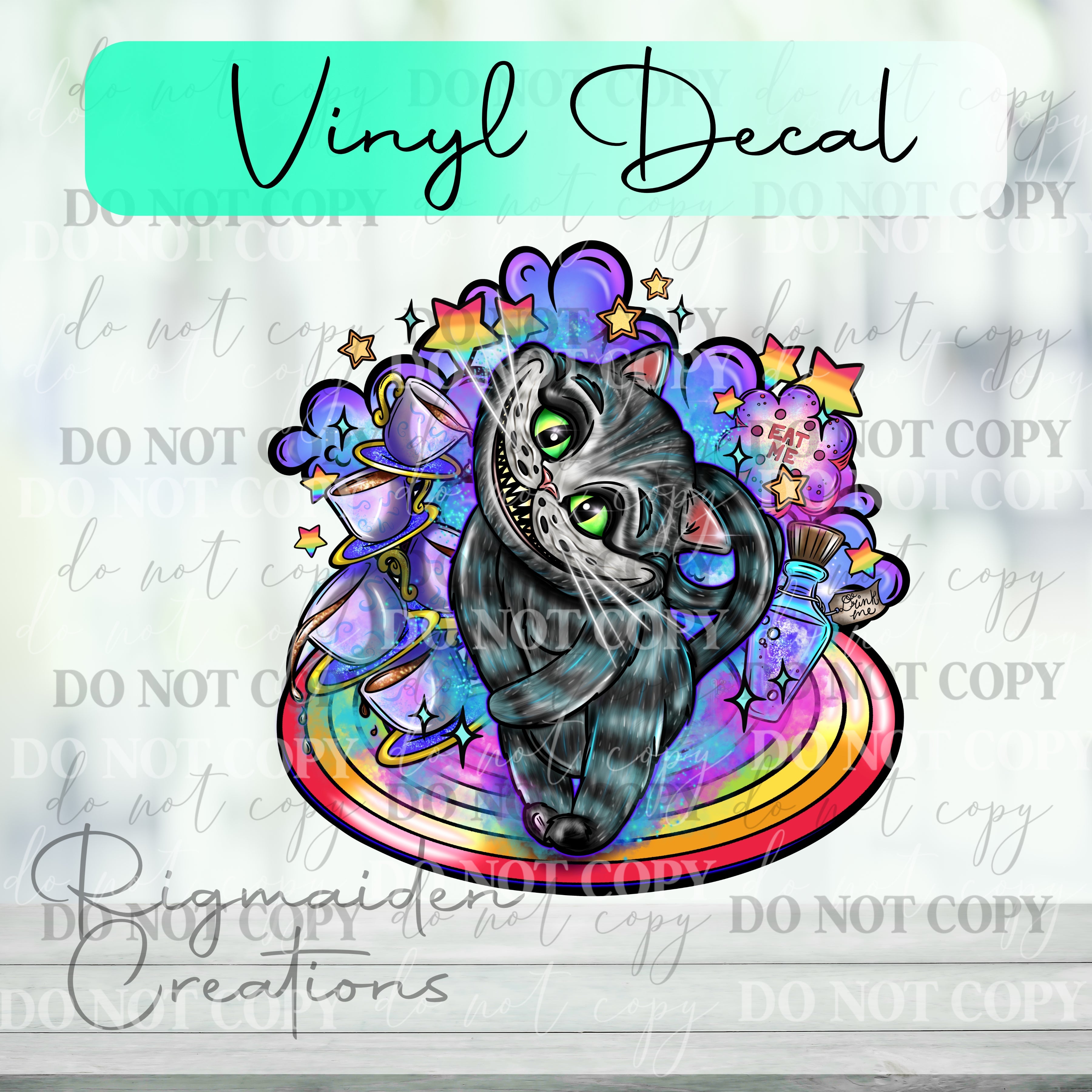 We're All Mad Here Vinyl Decal {Multiple}