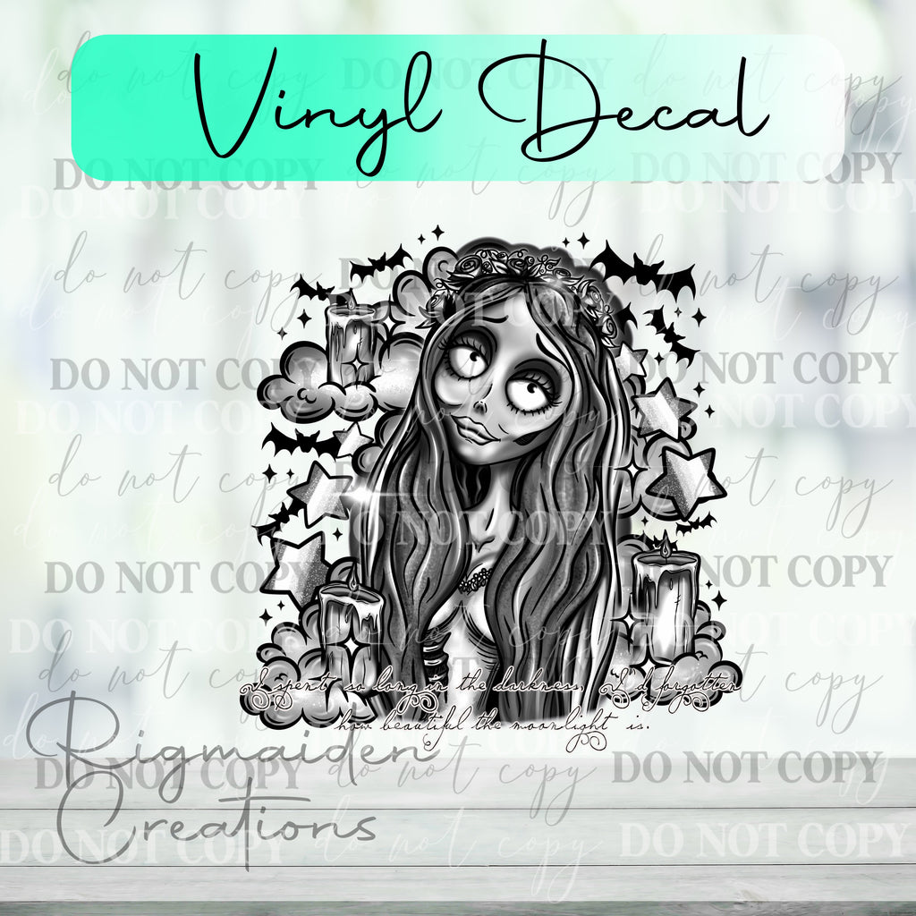 Gothic Bride Vinyl Decal {MULTIPLE}