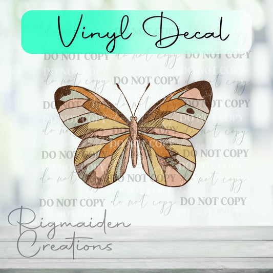 Simple Moth Vinyl Decal