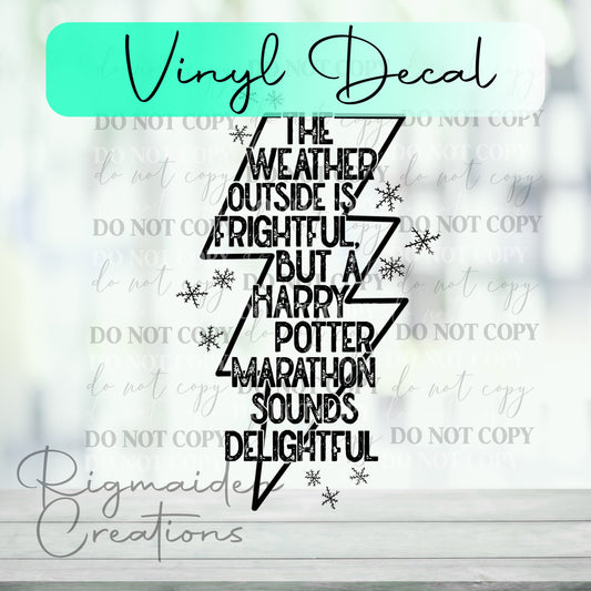 HP Marathon Vinyl Decal
