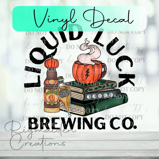 Liquid Luck Brewing Co Vinyl Decal