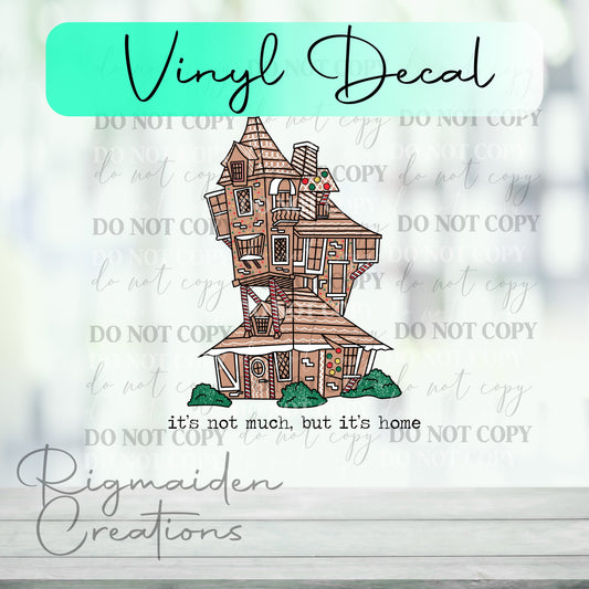 Gingerbread Burrow Vinyl Decal