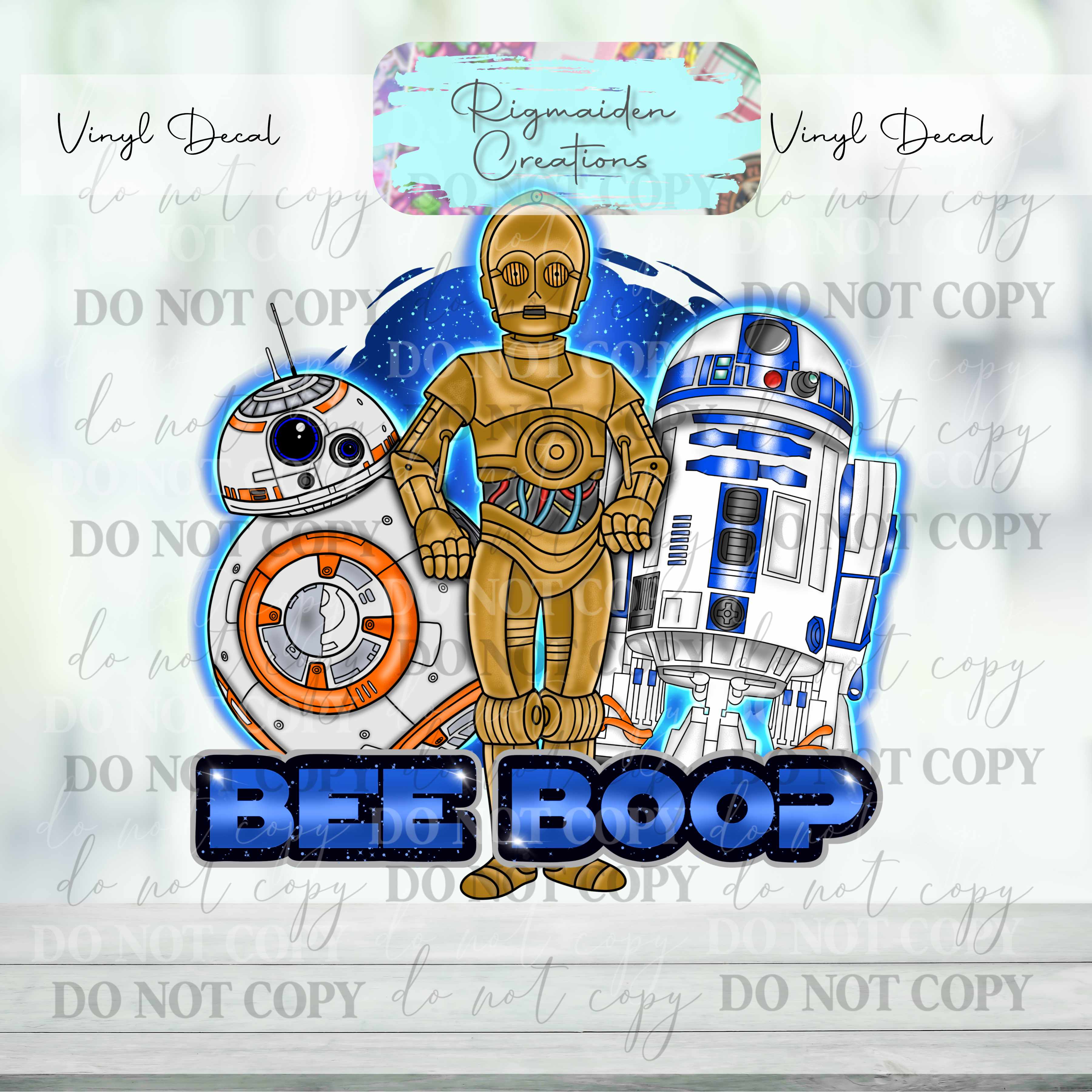 Bee Boop Vinyl Decal