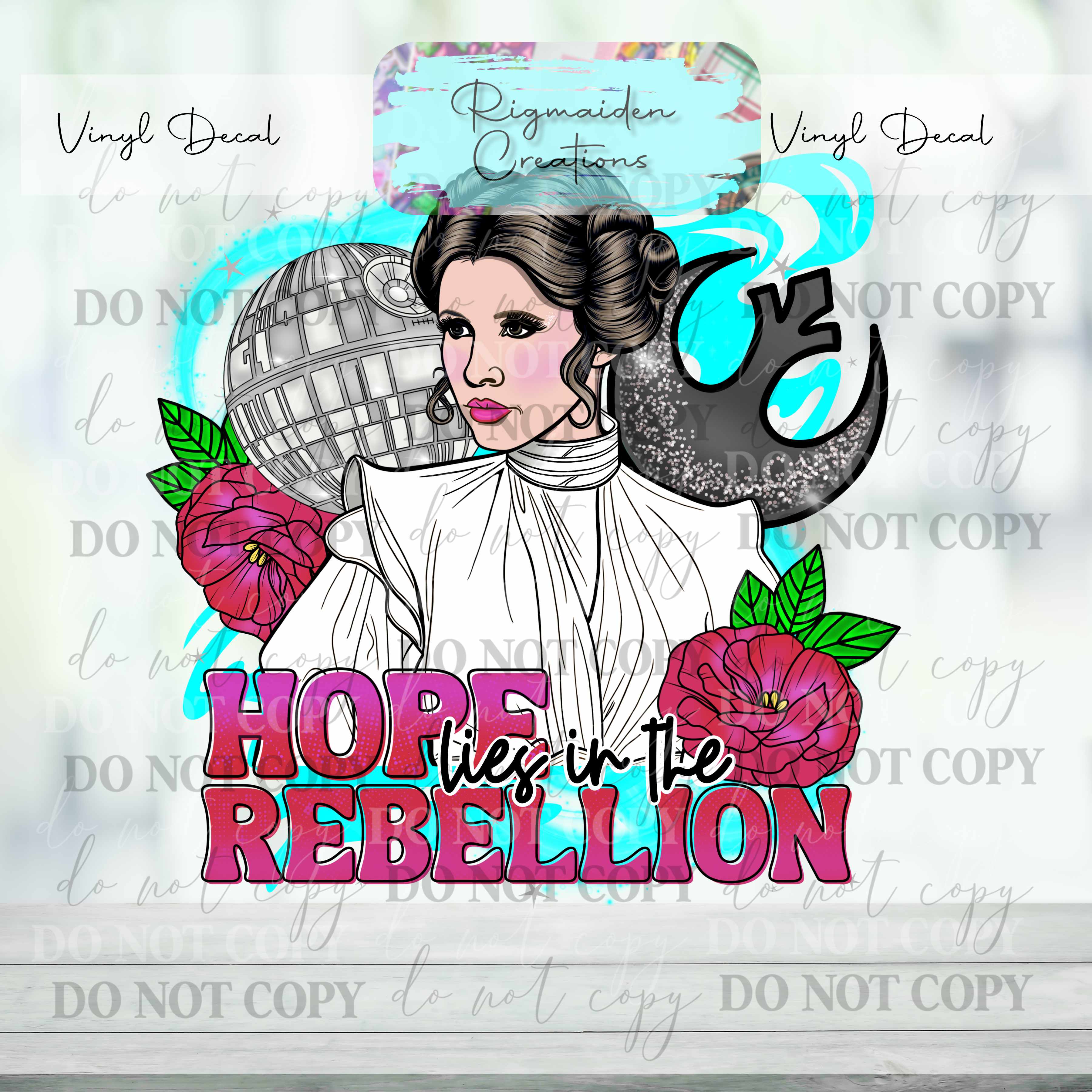 Hope Lies in the Rebellion Vinyl Decal {Multiple}