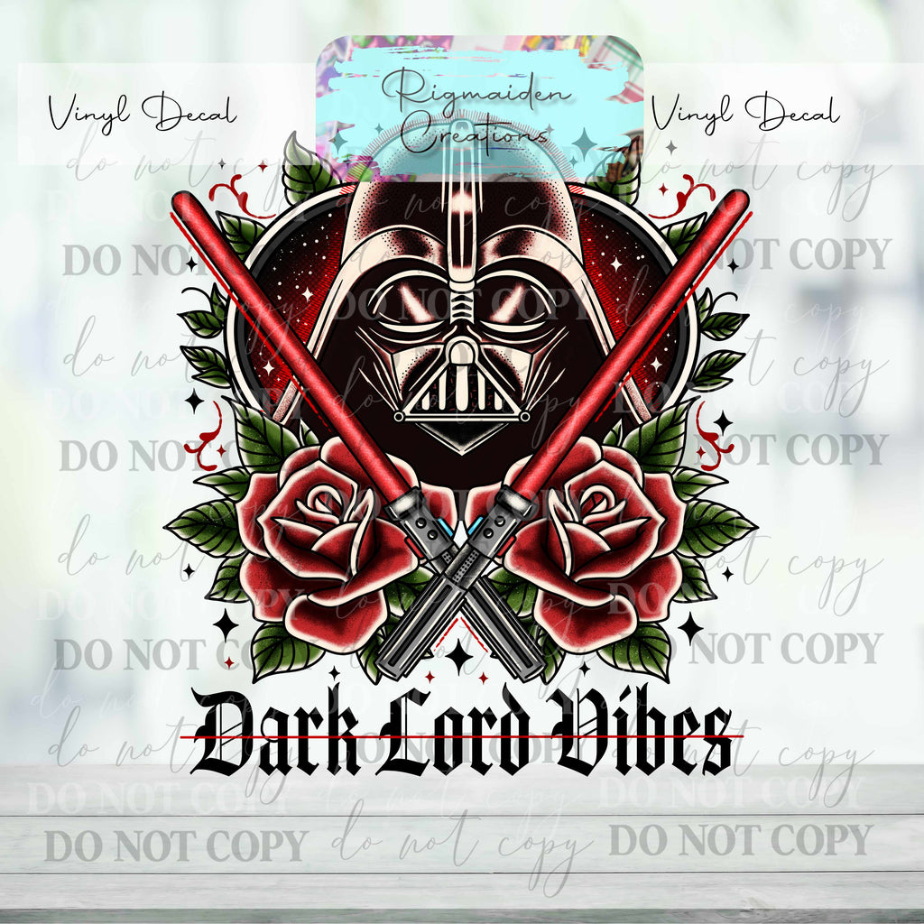 Dark Lord Vibes Vinyl Decal {Multiple}