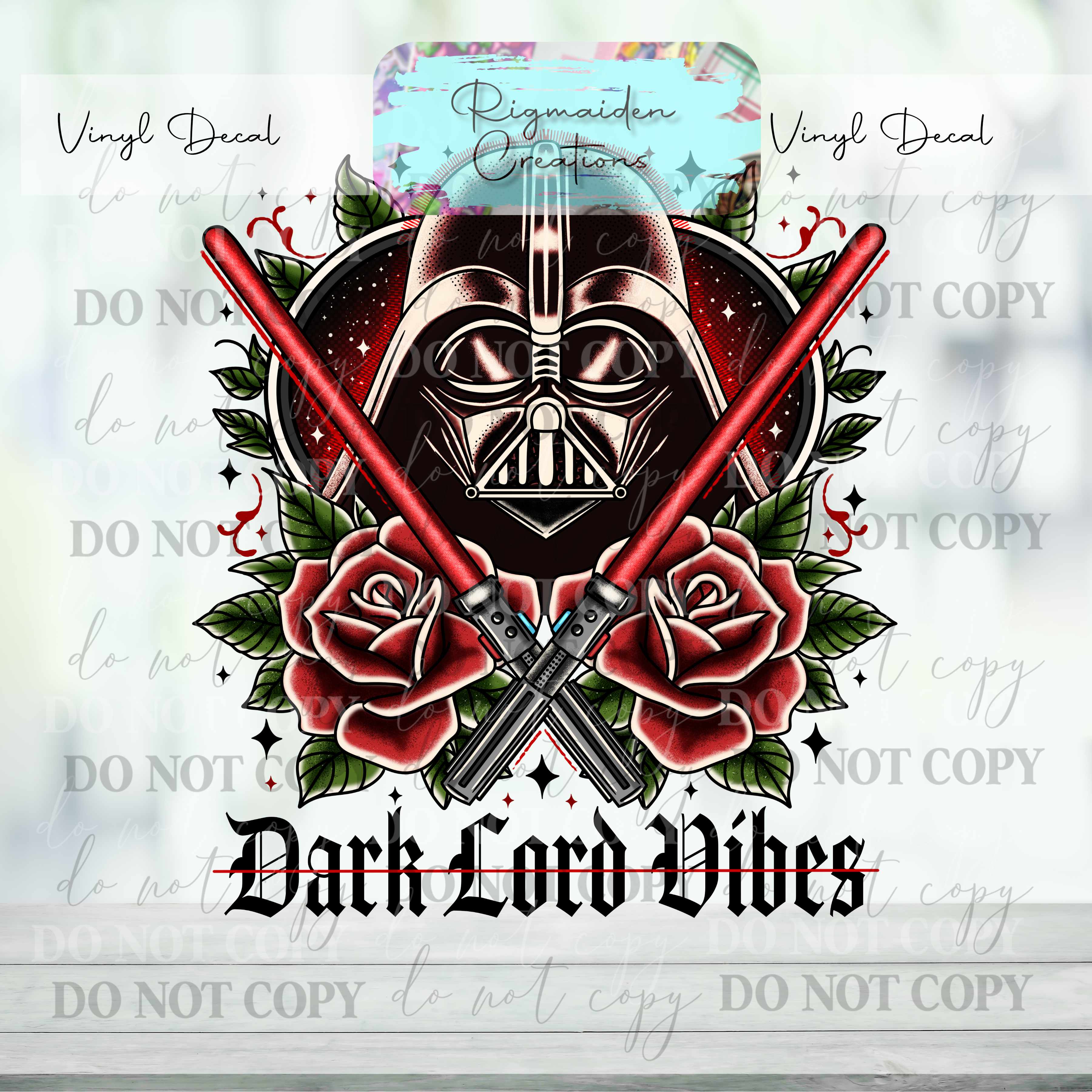Dark Lord Vibes Vinyl Decal {Multiple}