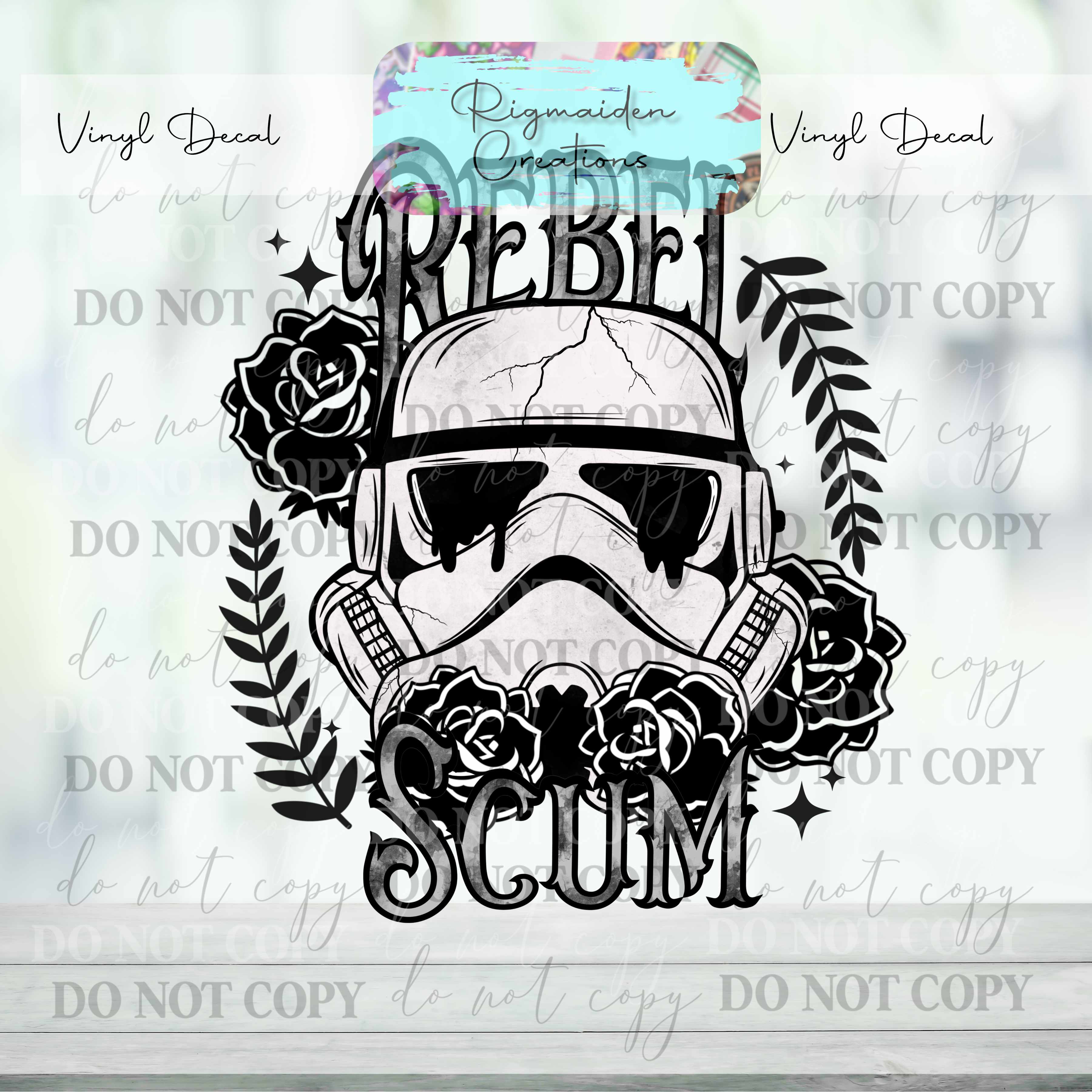 Rebel Scum Vinyl Decal