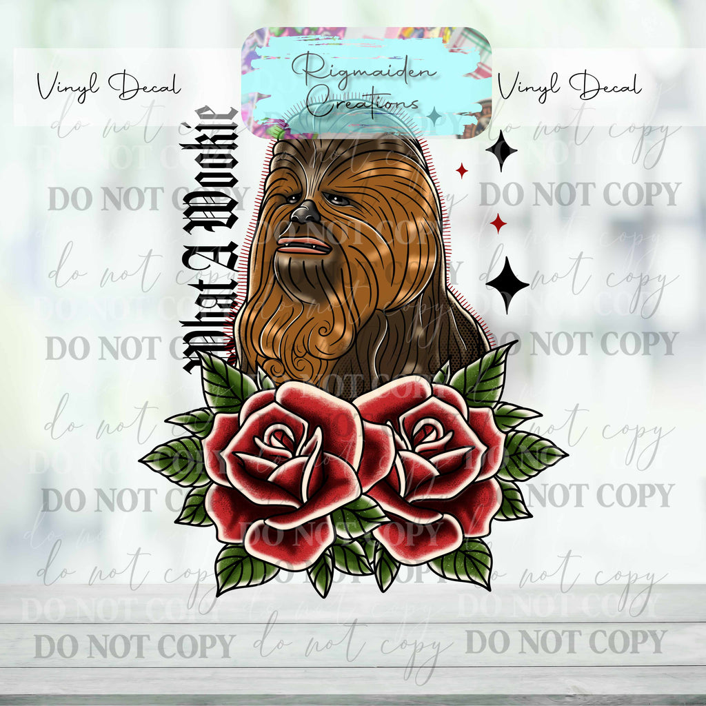 What a Wookie Vinyl Decal {Multiple}