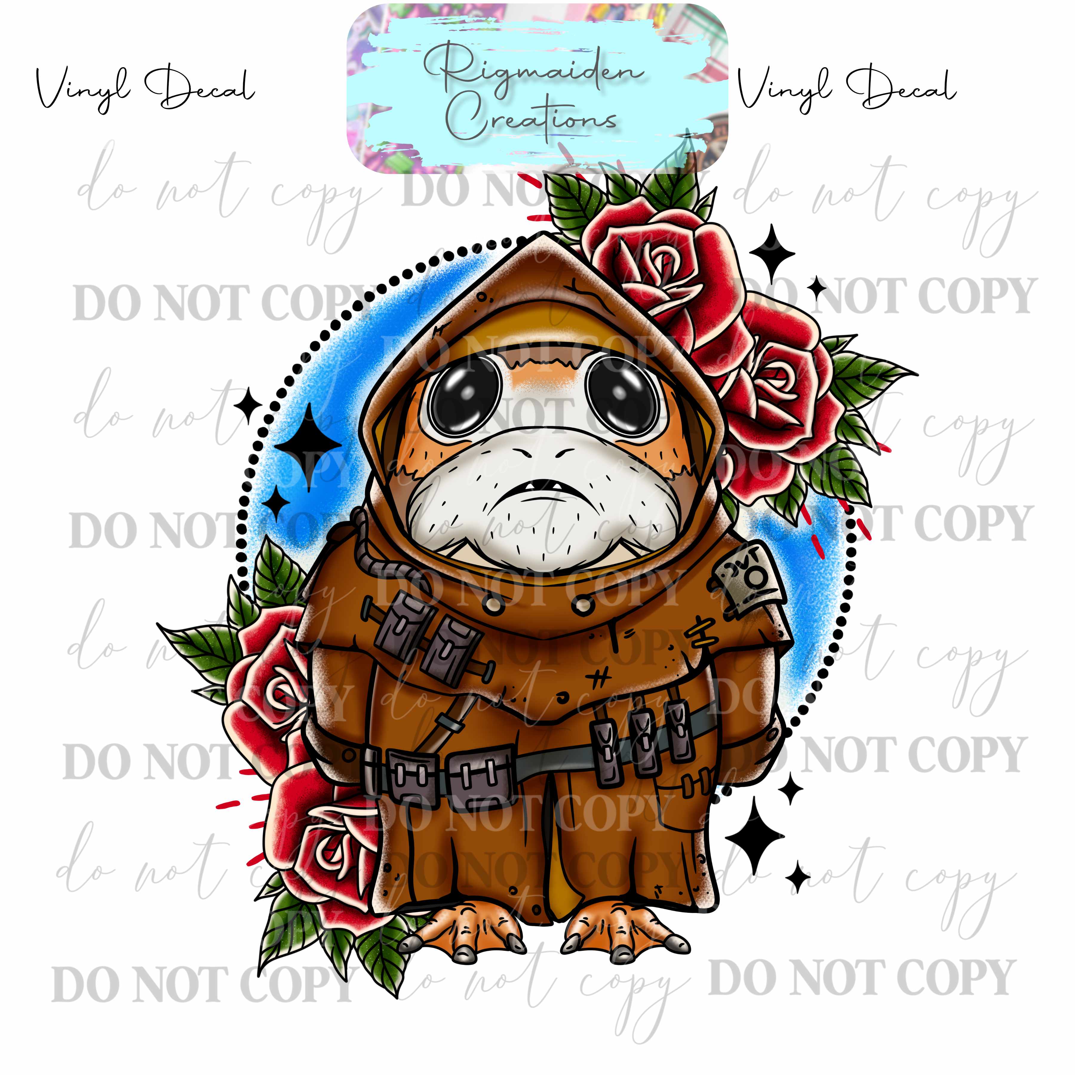 Porg....Vinyl Decal {Multiple}