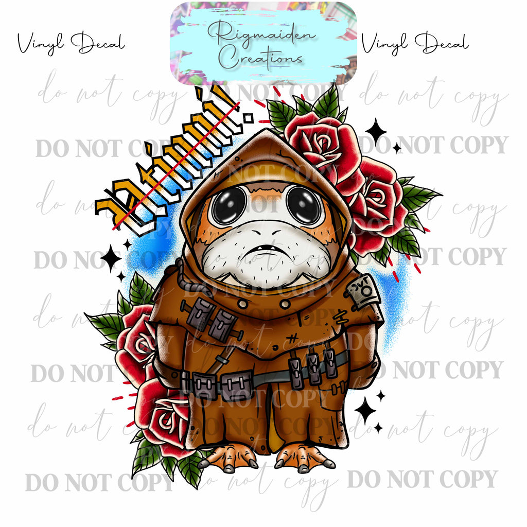 Porg....Vinyl Decal {Multiple}