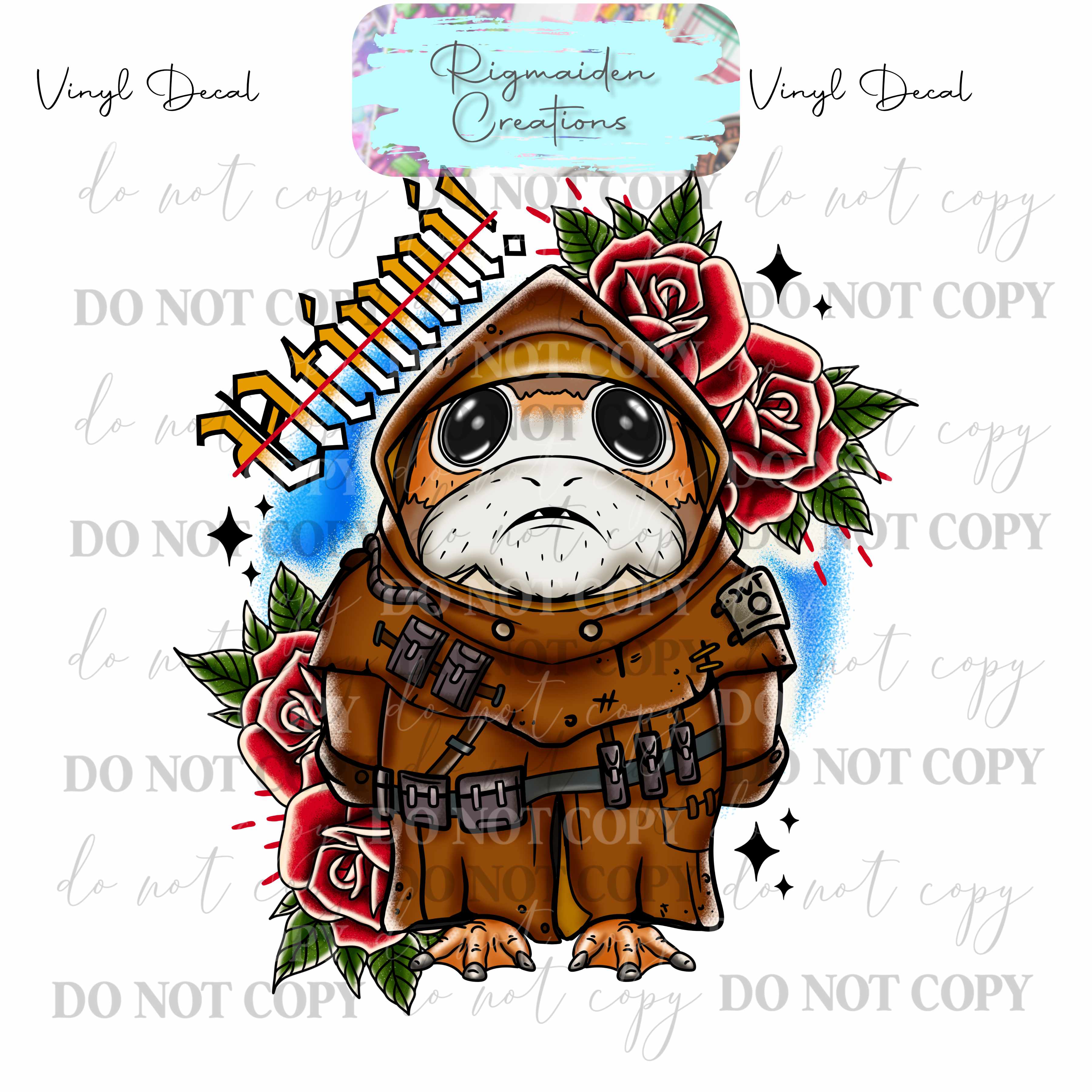 Porg....Vinyl Decal {Multiple}