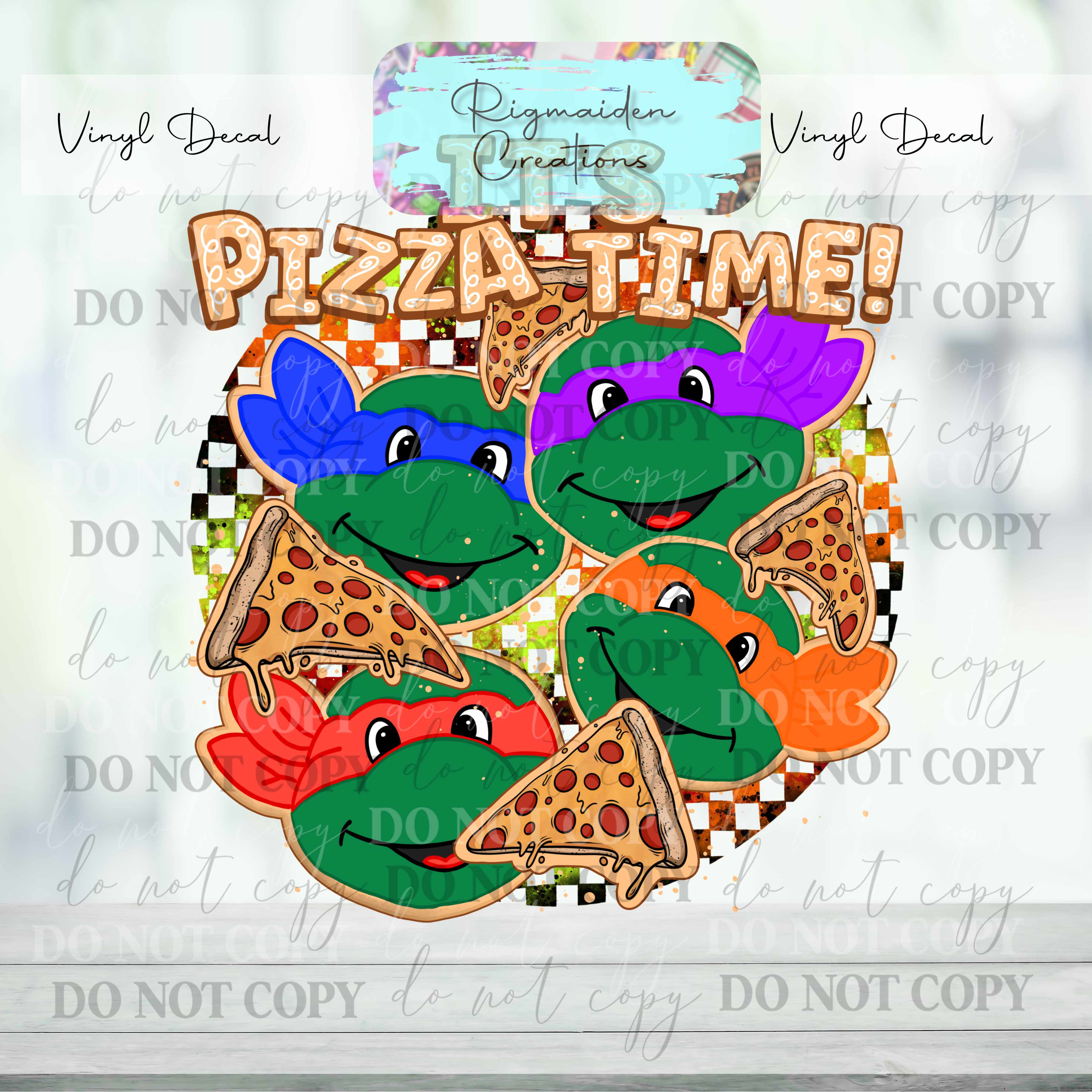 TMNT Sugar Cookie Vinyl Decal