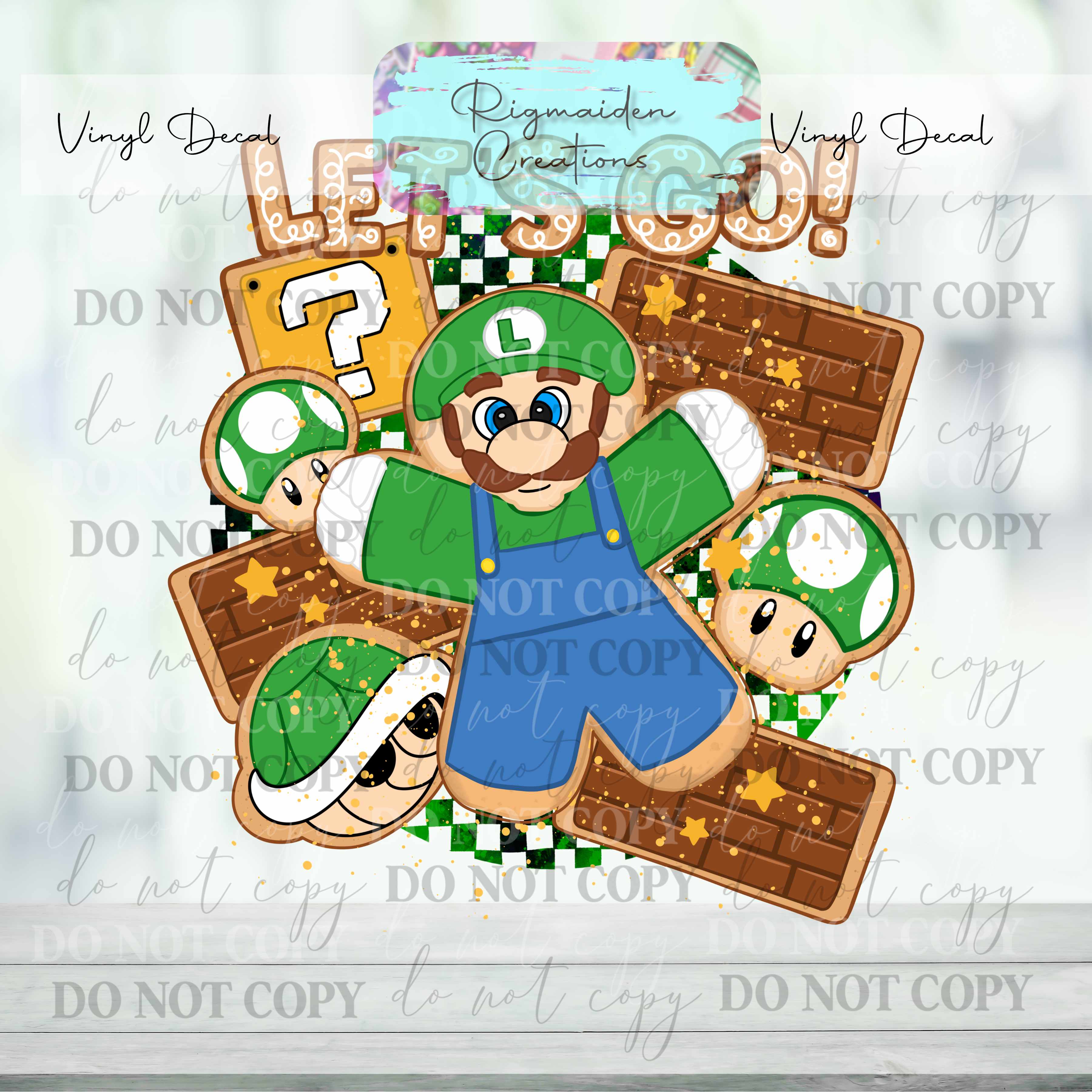 Power Brothers 2 Sugar Cookie Vinyl Decal