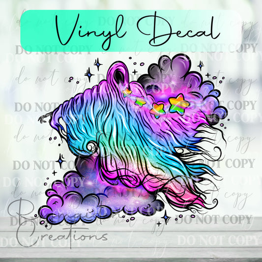 Purple Rainbow Dementor Vinyl Decal