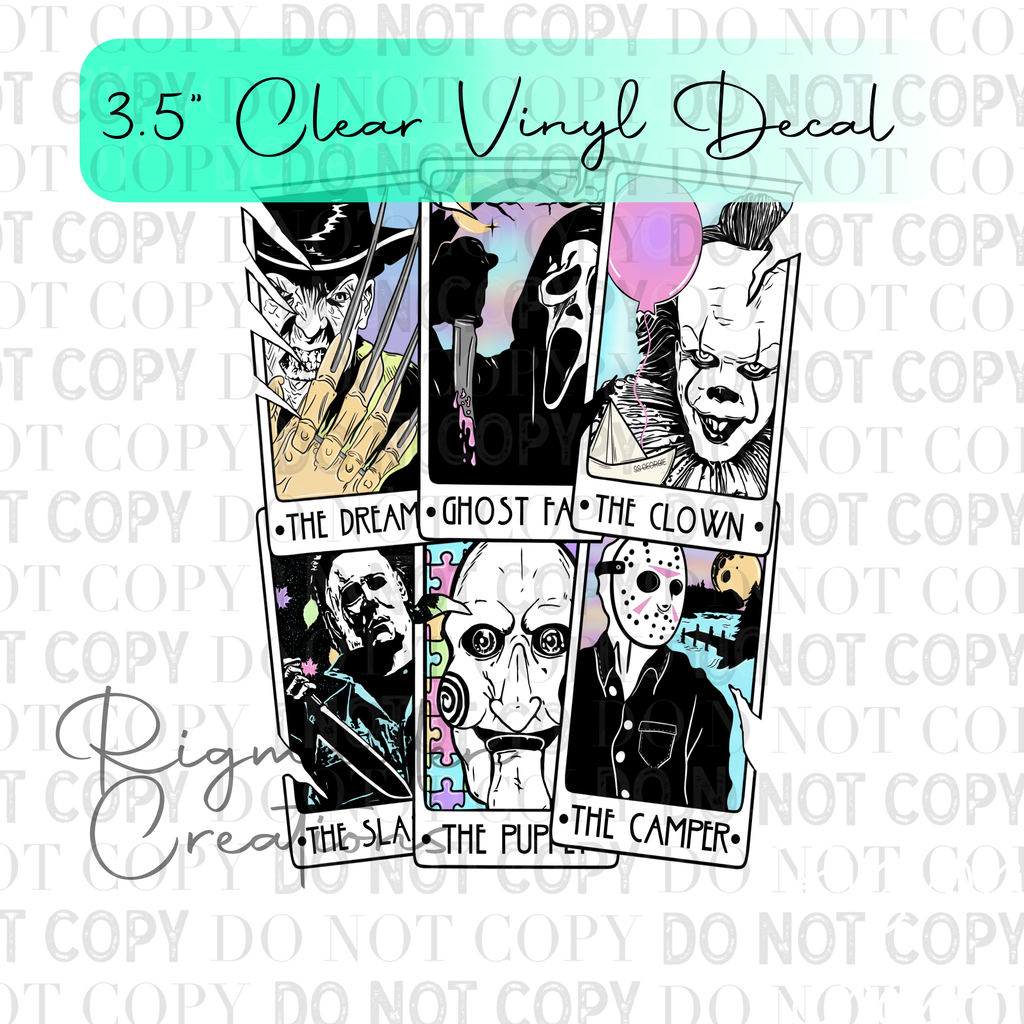 Pastel Horror Tarot Vinyl Decal {Multiple}
