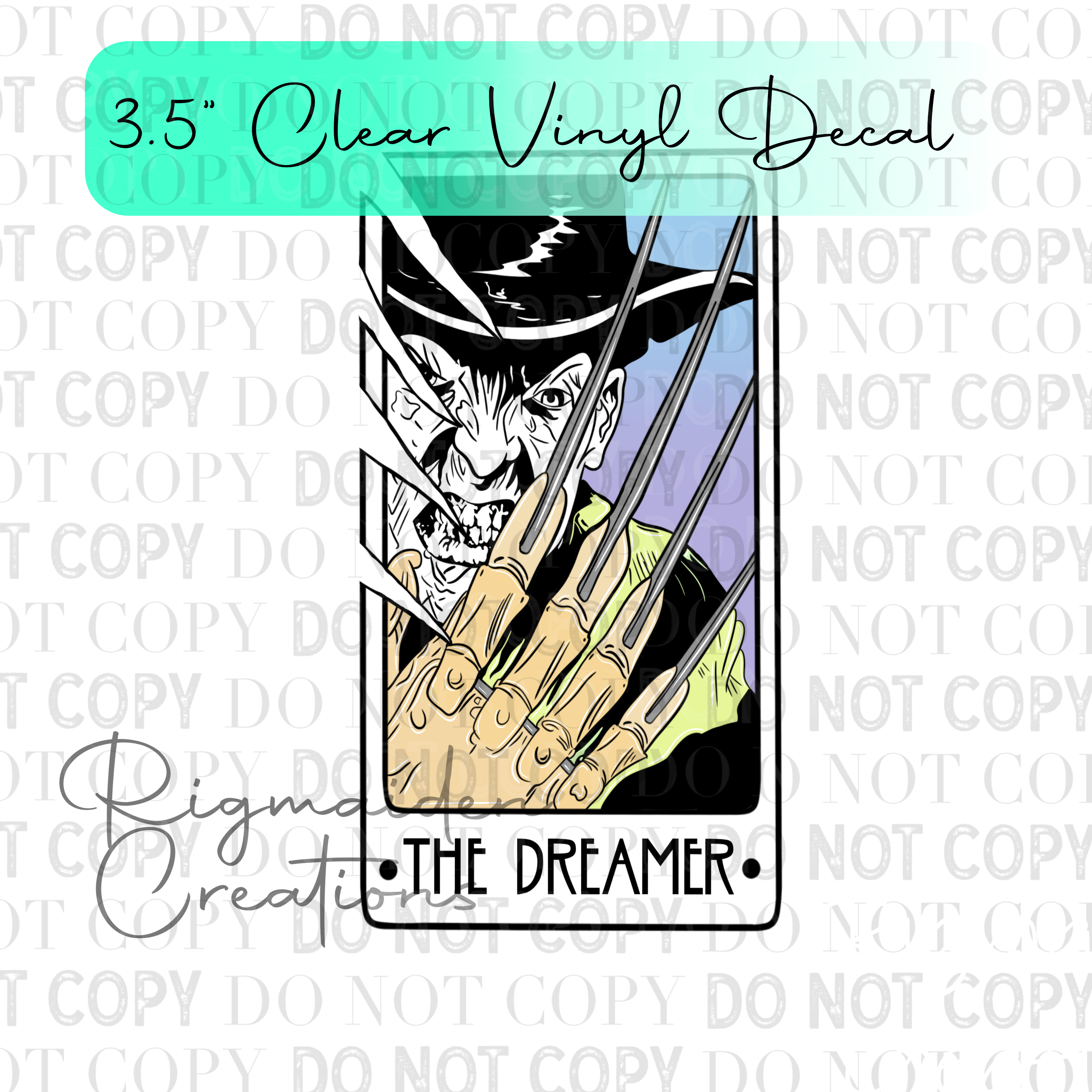 Pastel Horror Tarot Vinyl Decal {Multiple}