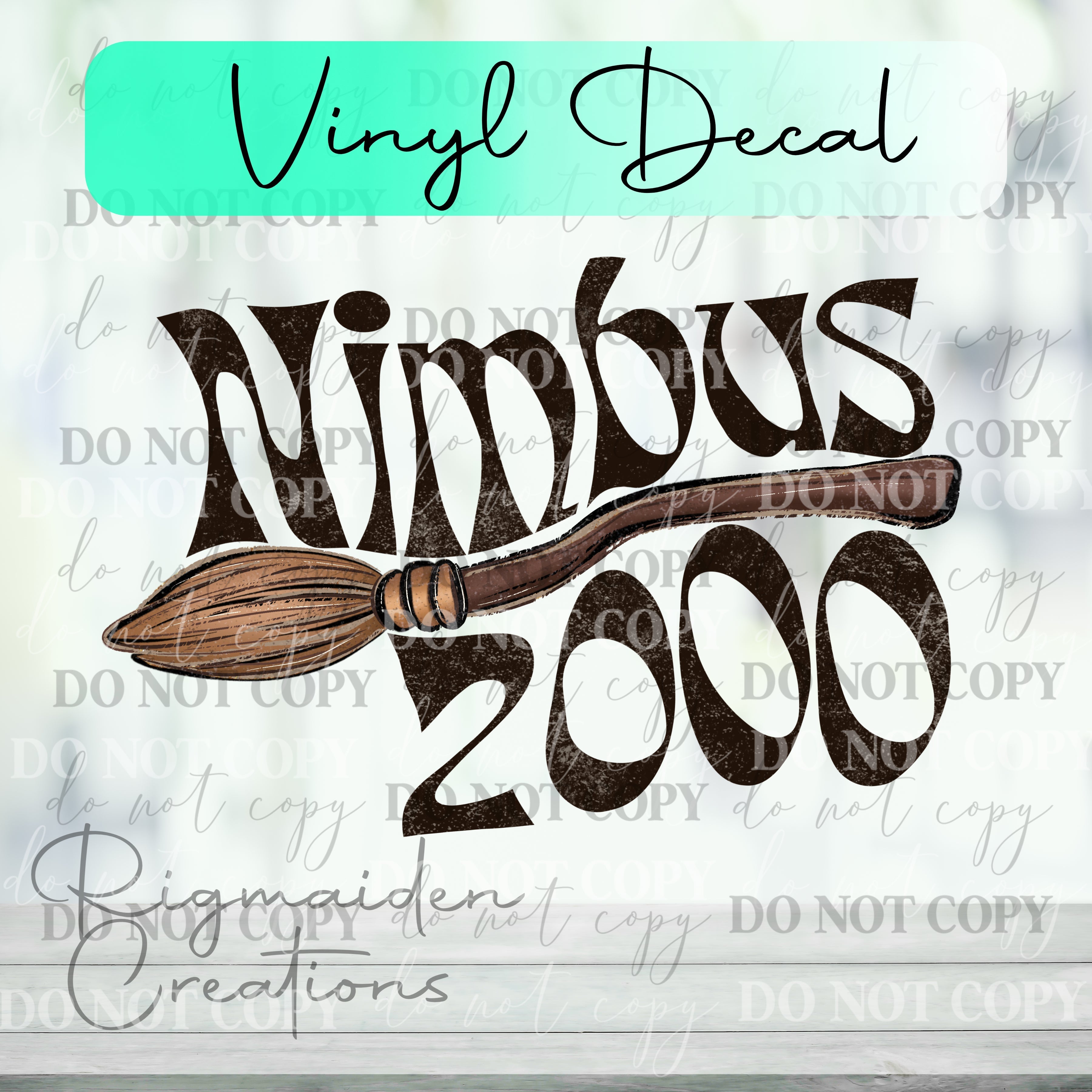 Nimbus 2000 Vinyl Decal