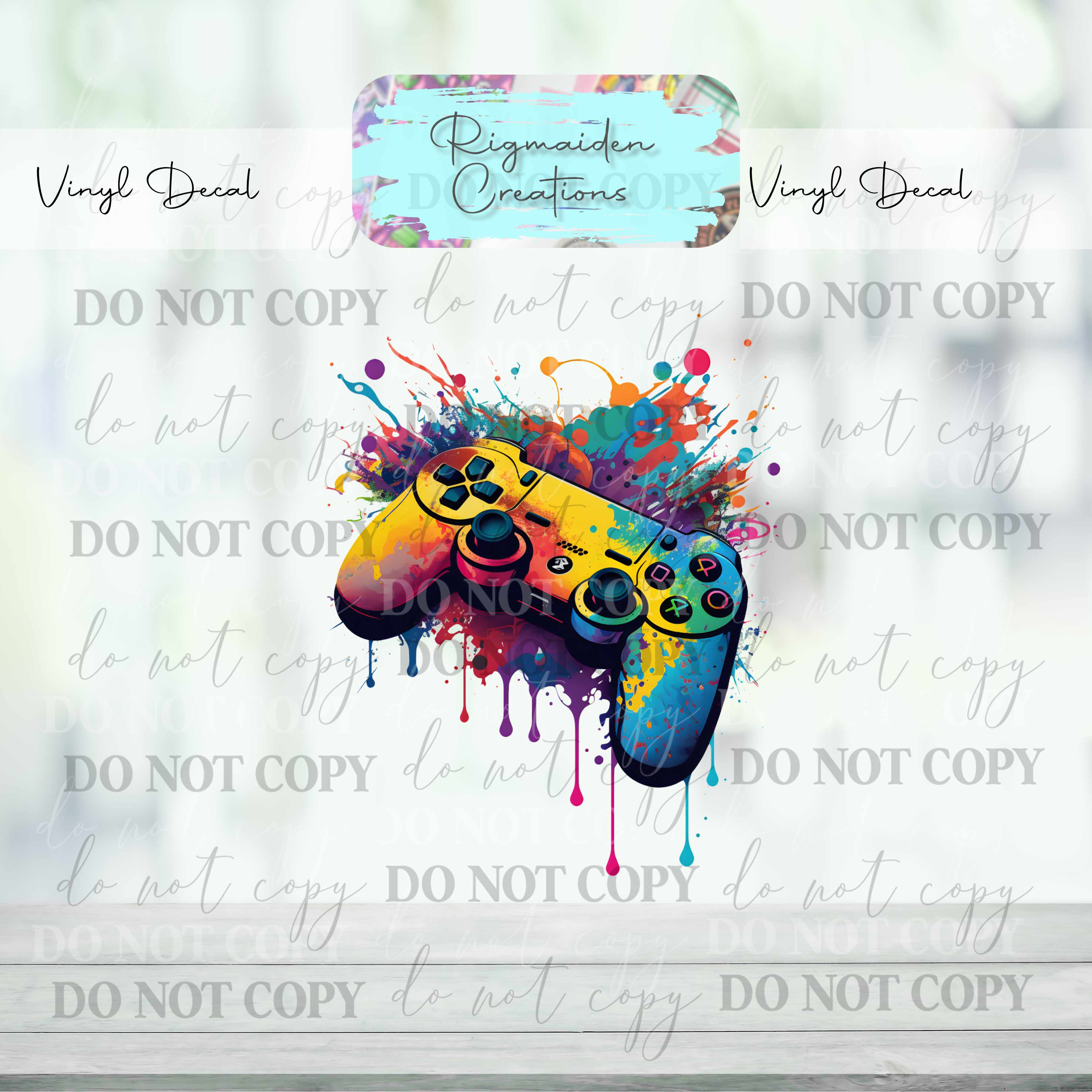 Gaming Controller Vinyl Decal