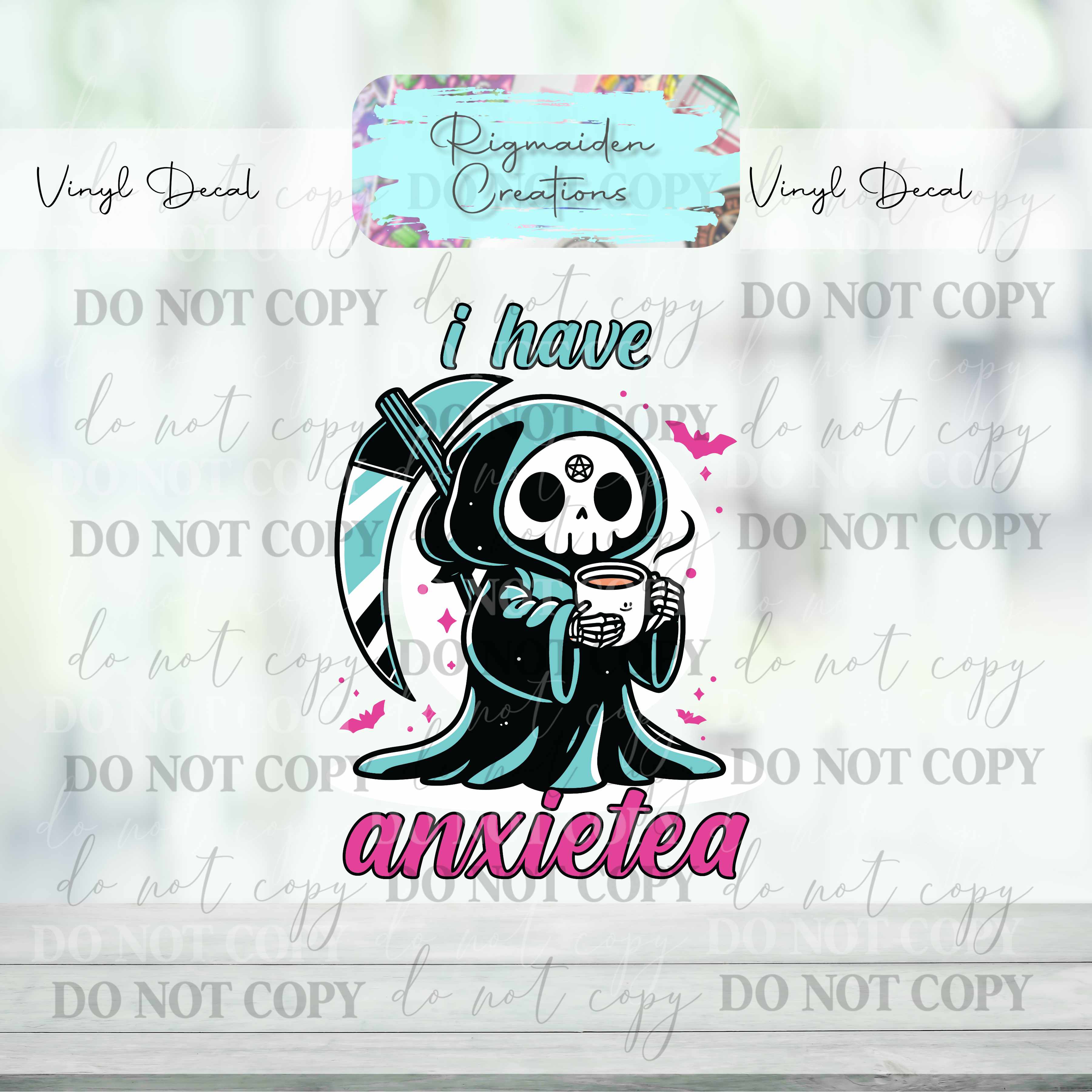 Anxietea Vinyl Decal