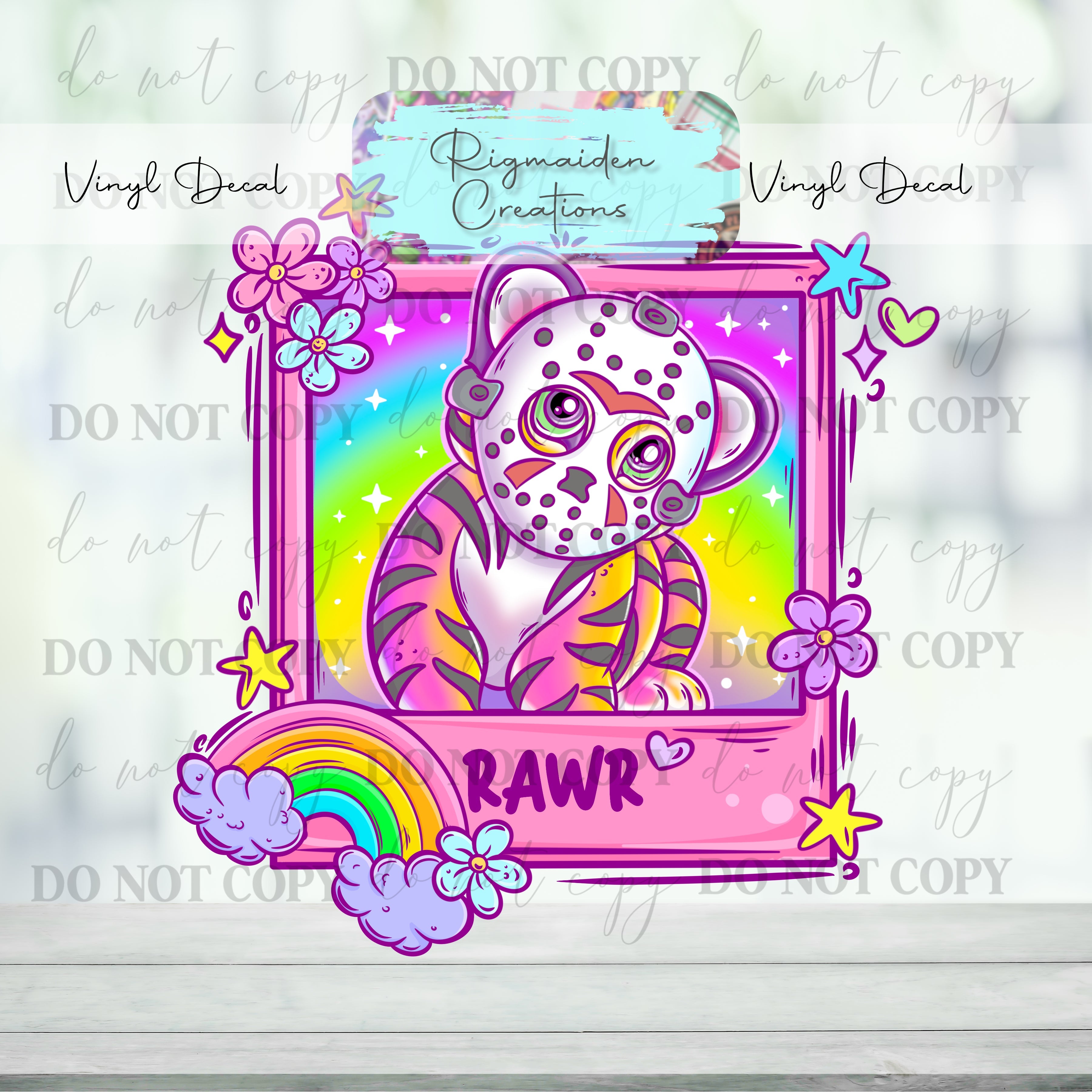 Bright Jason Polaroid Vinyl Decal