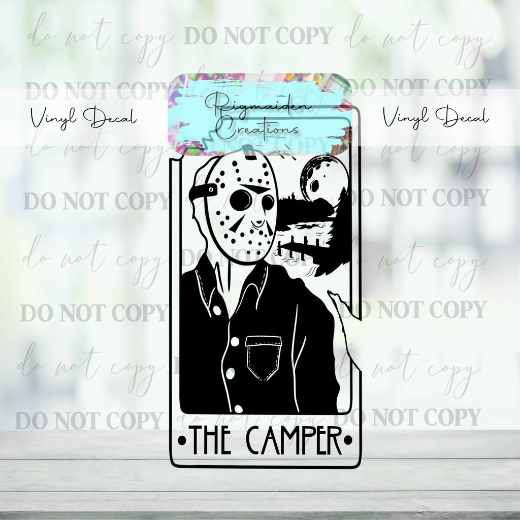 Black and White Horror Tarot Vinyl Decal {Multiple}