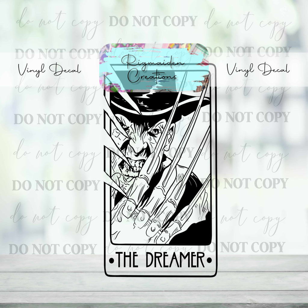 Black and White Horror Tarot Vinyl Decal {Multiple}