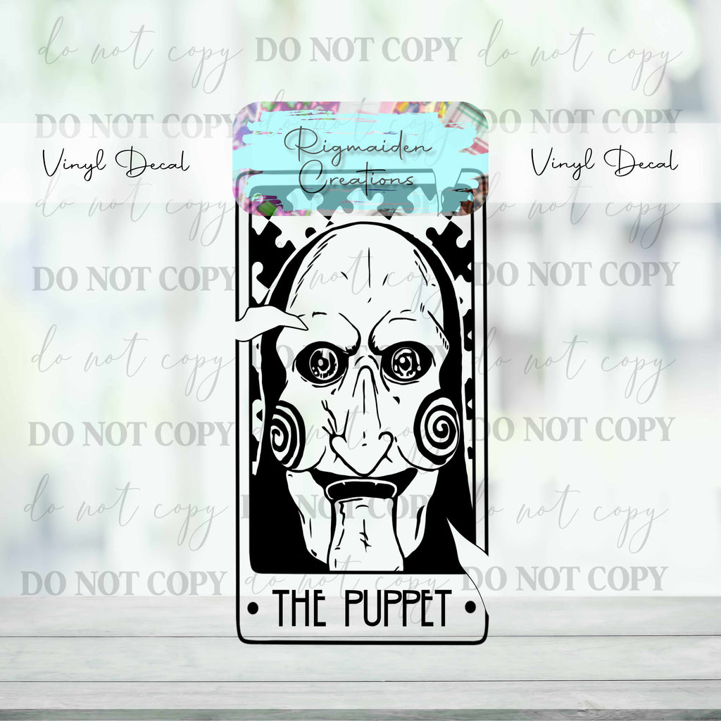 Black and White Horror Tarot Vinyl Decal {Multiple}