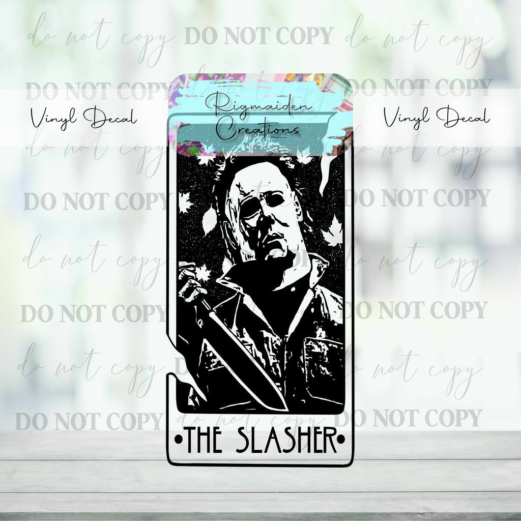 Black and White Horror Tarot Vinyl Decal {Multiple}