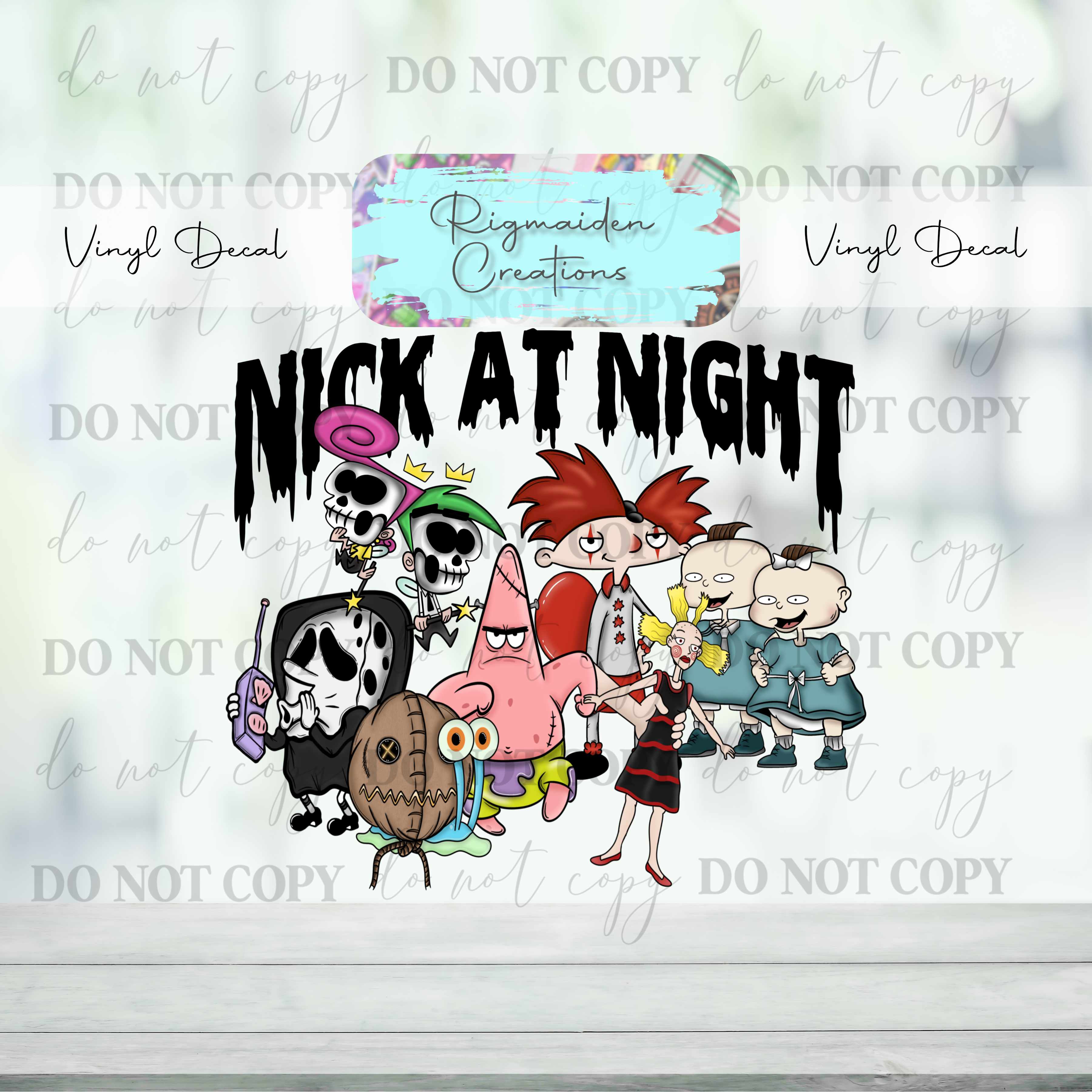 Nick at Night Tarot Vinyl Decal {Multiple}