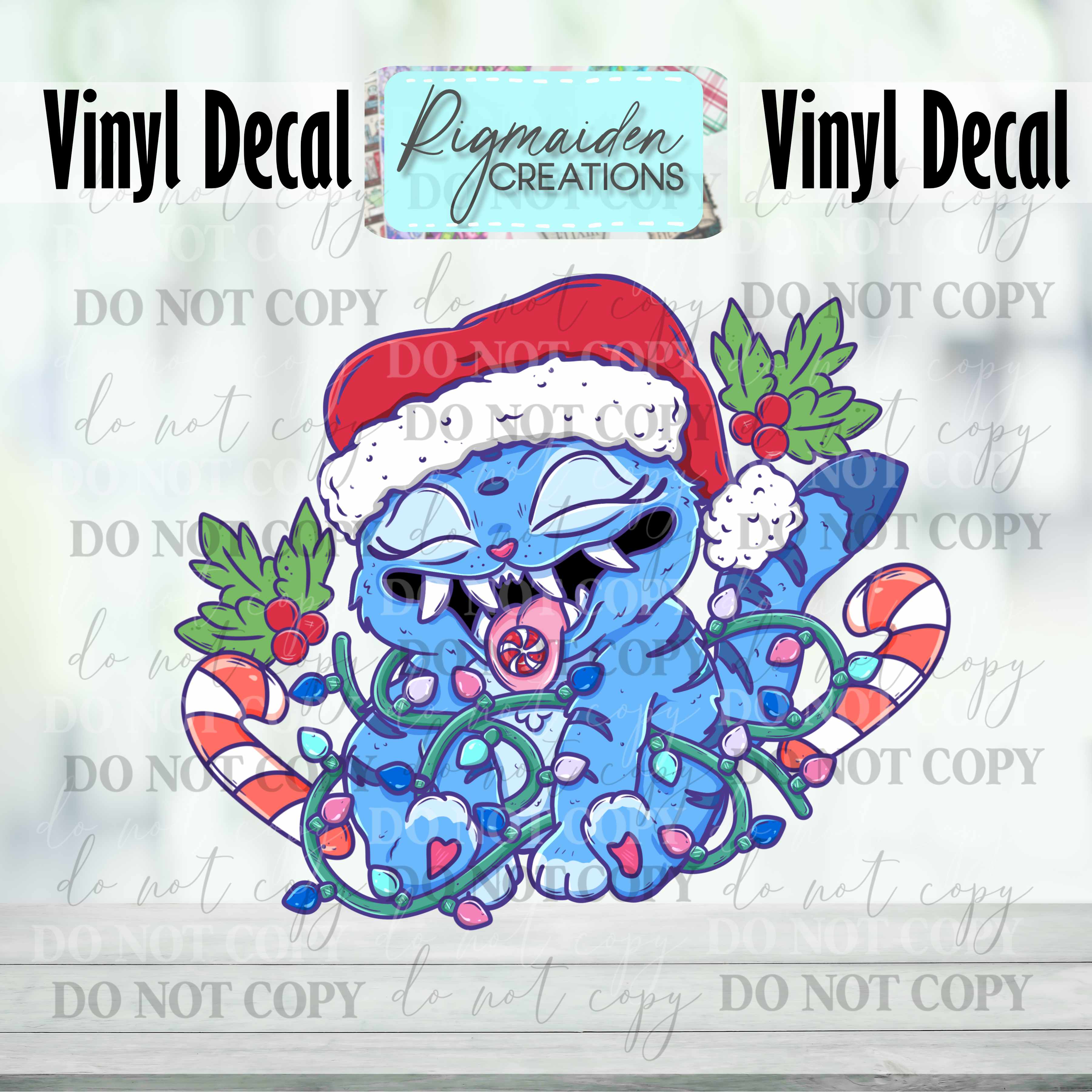 Derpy Christmas Decal