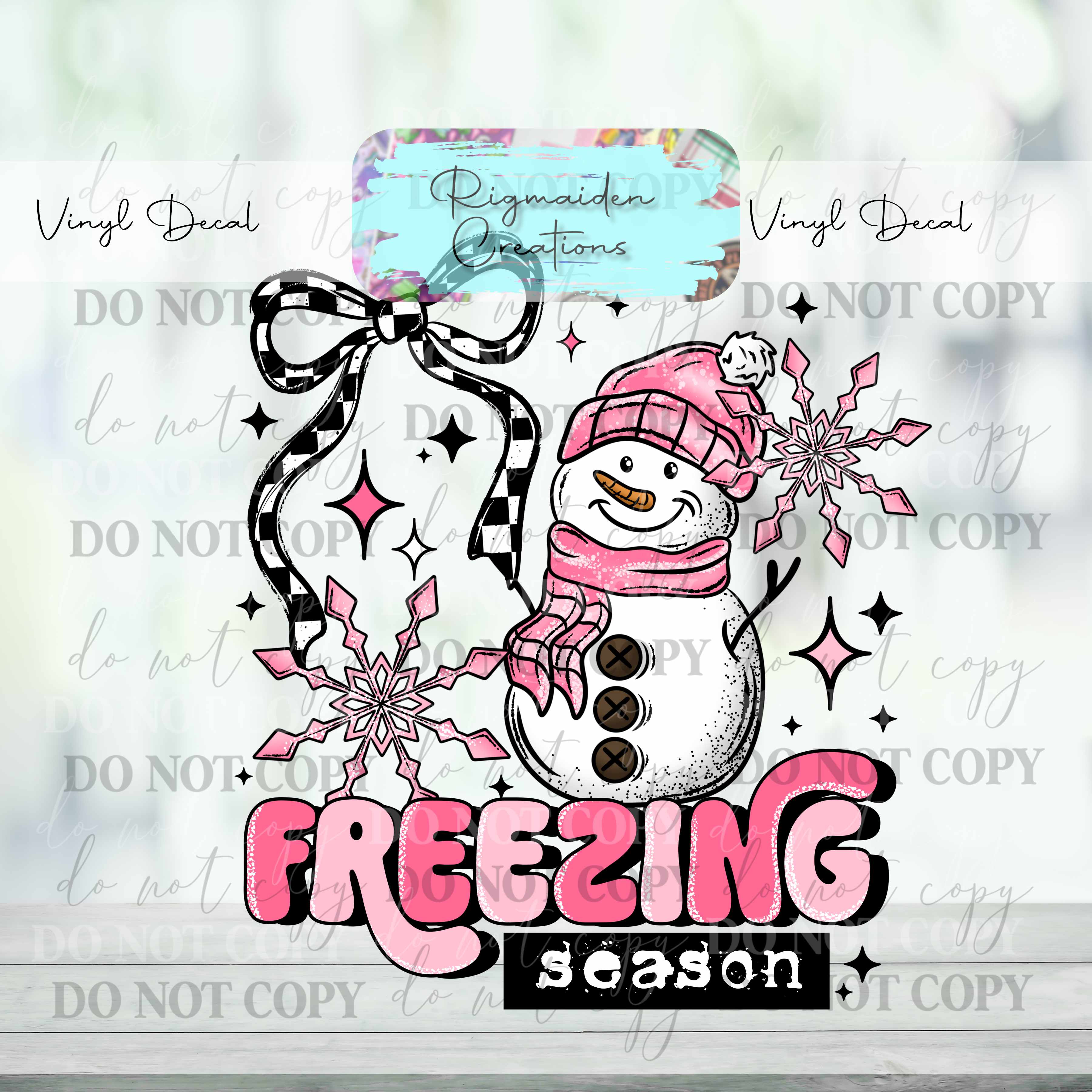 Freezing Season Decal