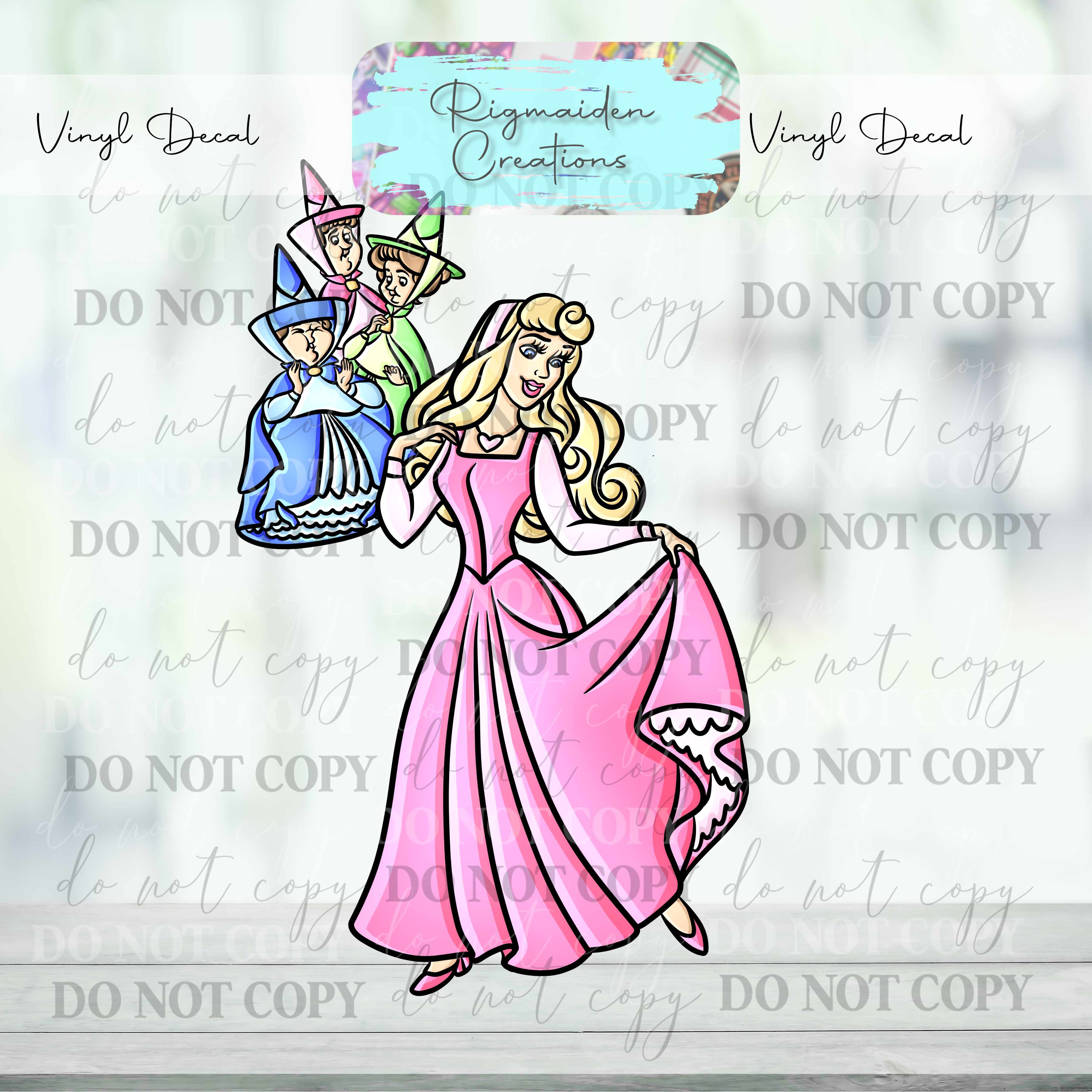 Sleeping Beauty Decal