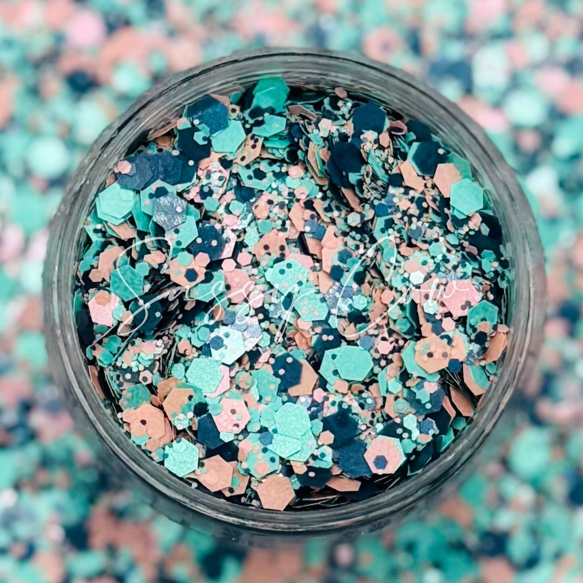 TRANQUILITY - Chunky Custom Matte Glitter Mix