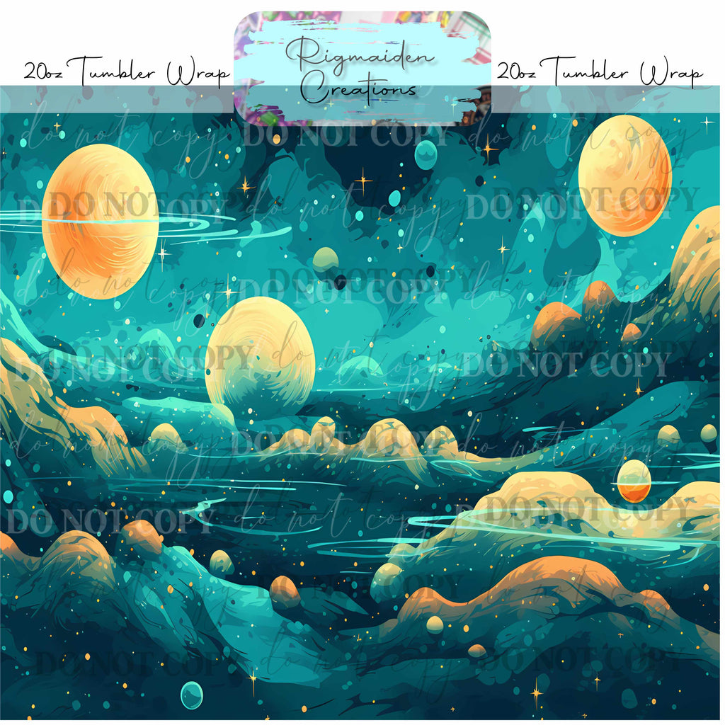 Outer Space - 20oz Tumbler Wrap {Multiple}