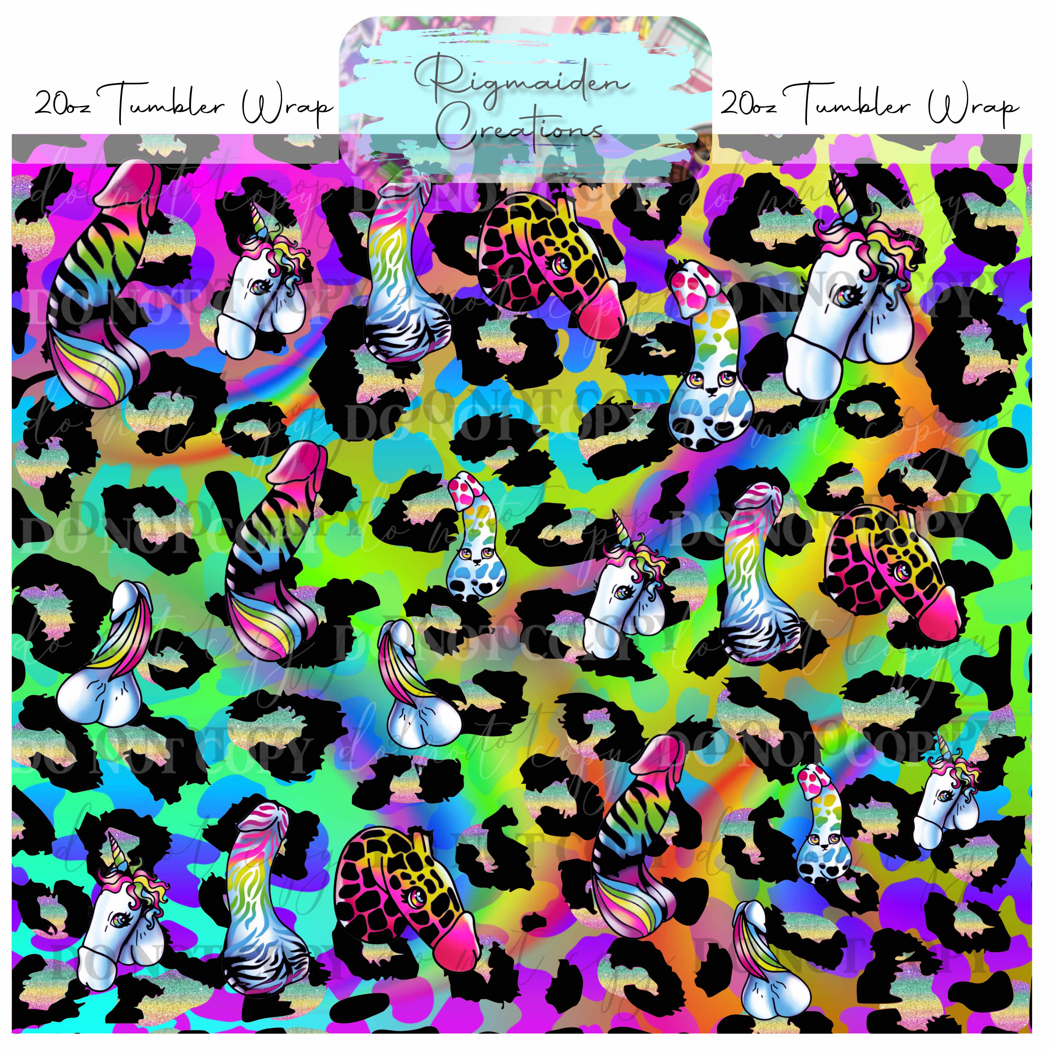 Playfully Risqué - 20oz Tumbler Wrap {Multiple}