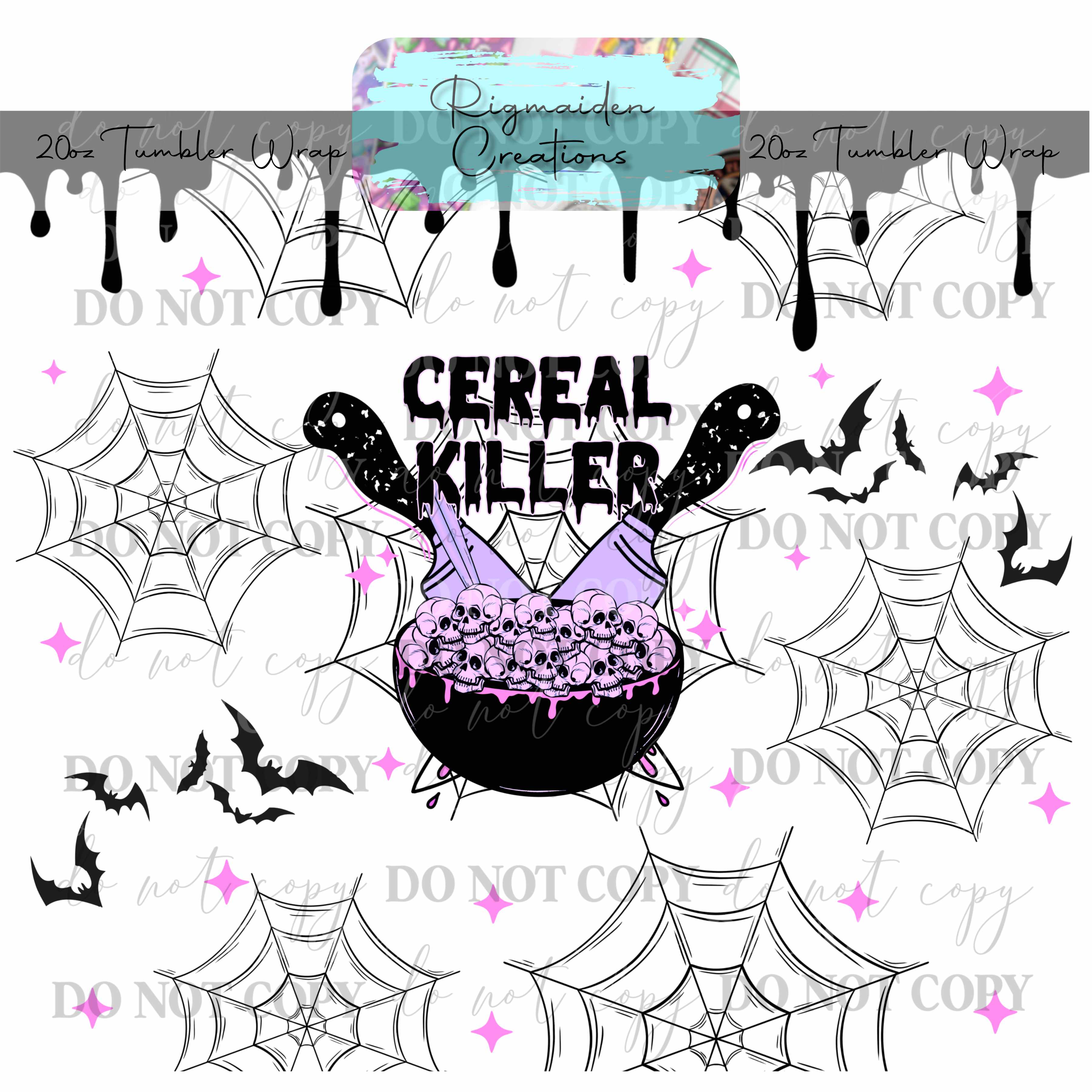 Cereal Killer - 20oz Tumbler Wrap {Multiple}