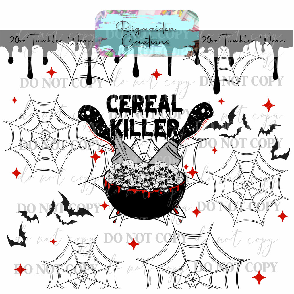 Cereal Killer - 20oz Tumbler Wrap {Multiple}