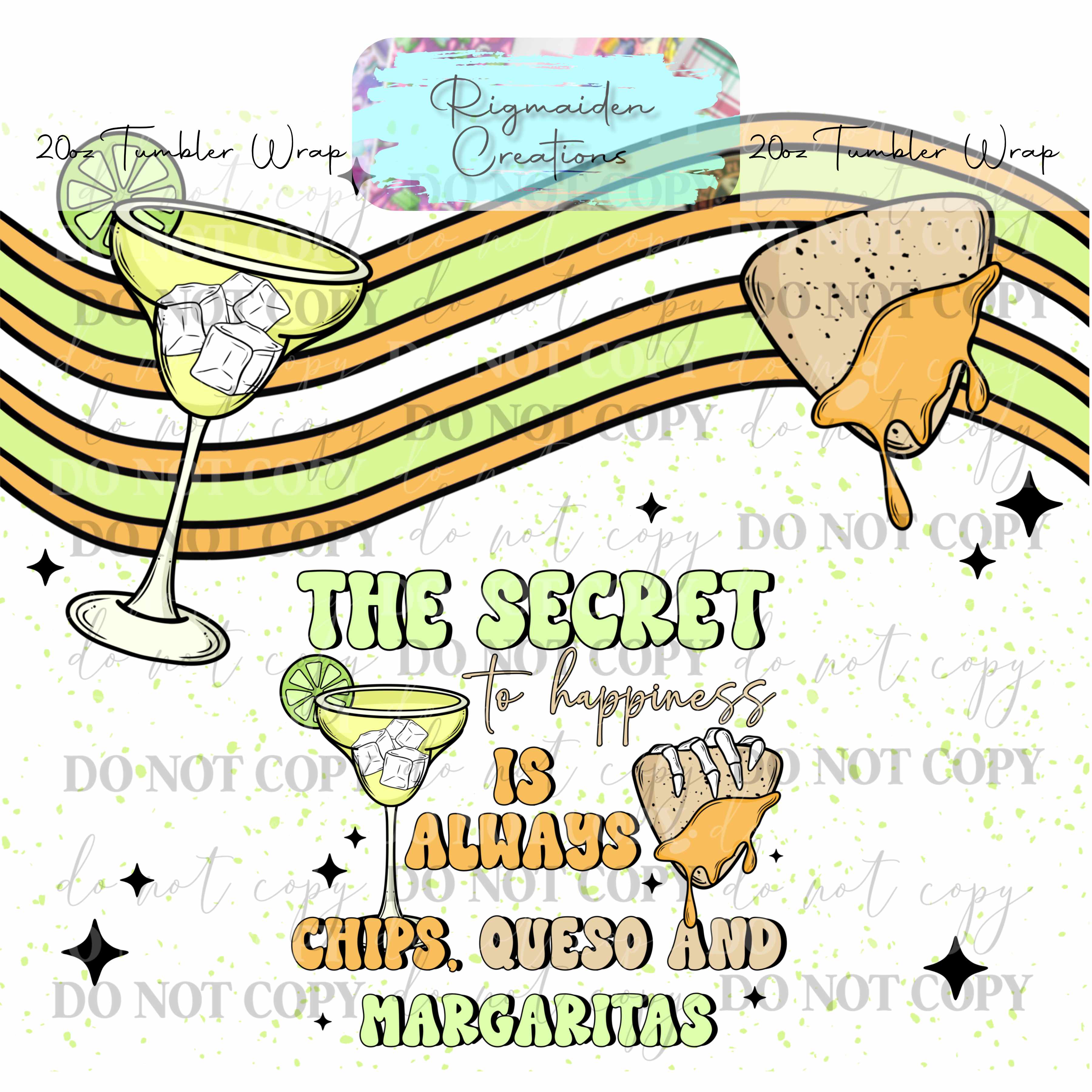 Cinco de Mayo Fiesta - 20oz Tumbler Wrap